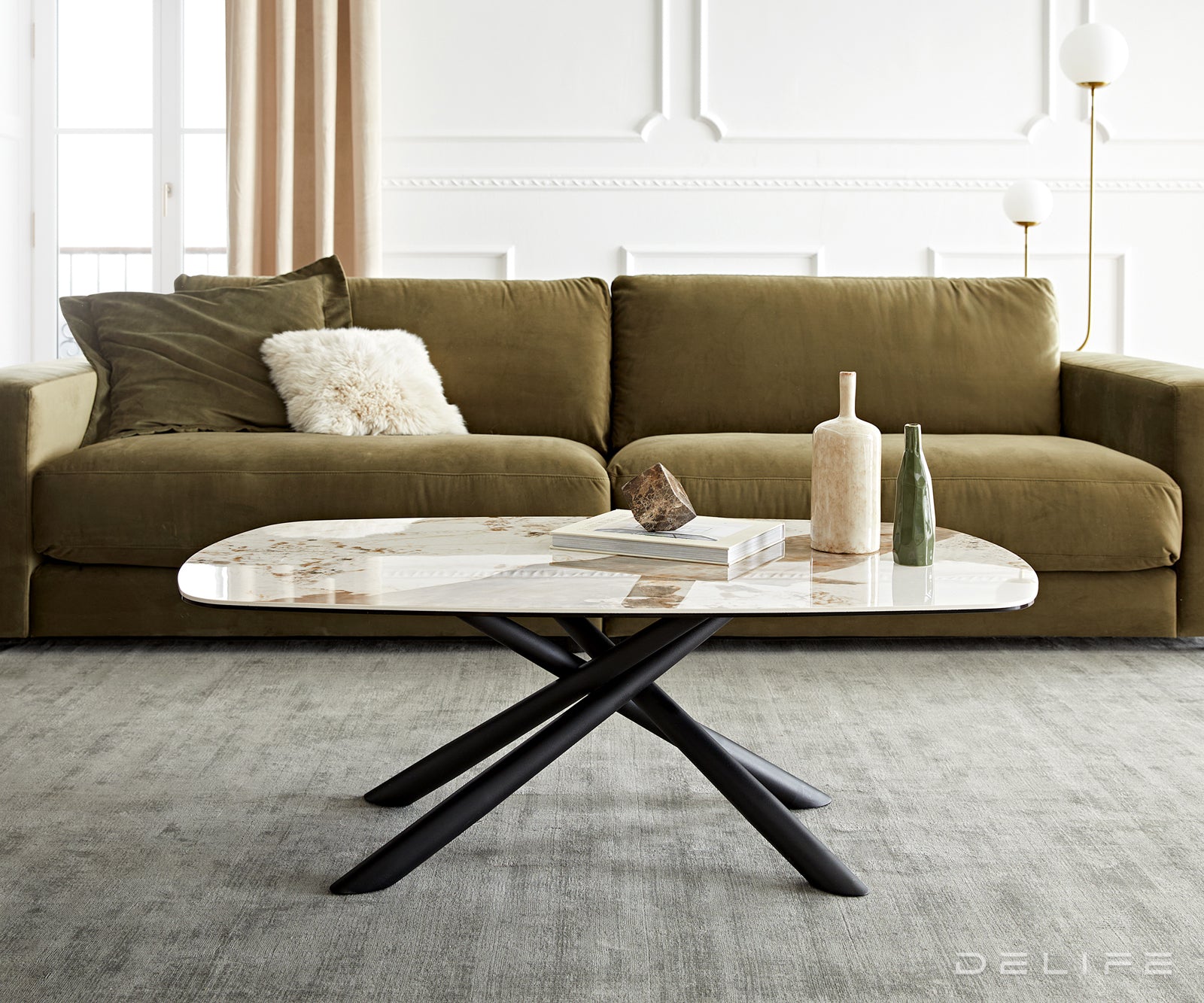 Klub stolić Sarita 120x70cm, Materijal: Keramika