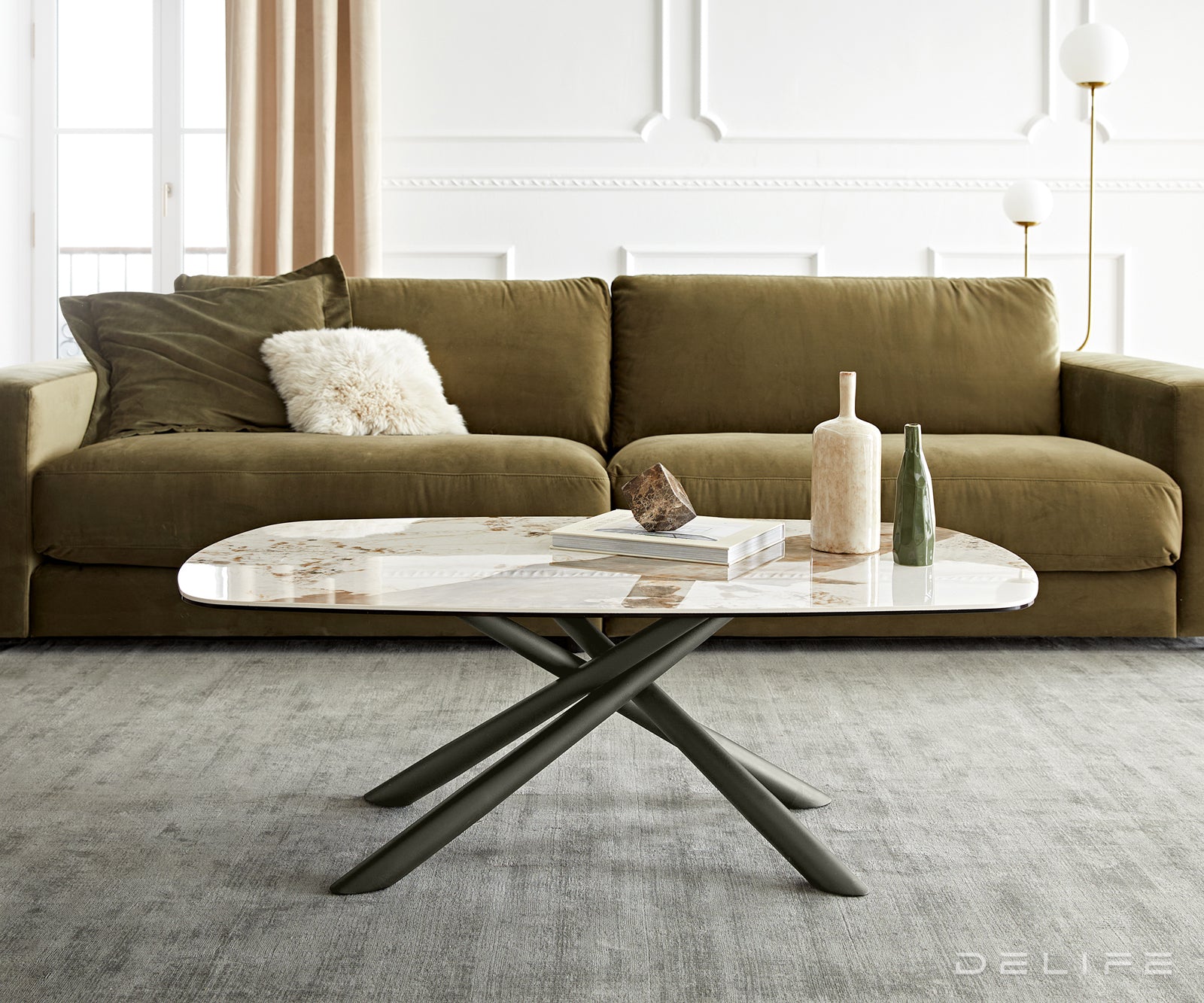 Klub stolić Sarita 120x70cm, Materijal: Keramika