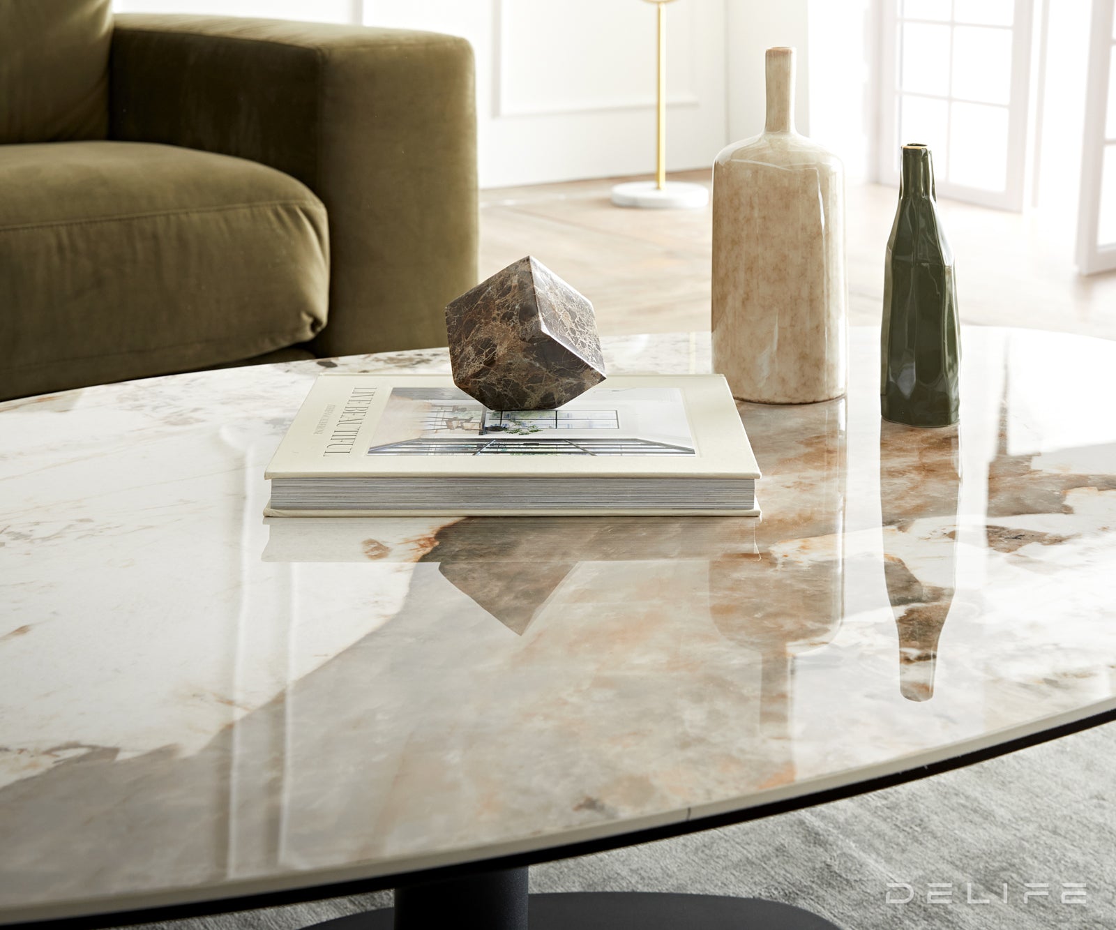 Klub stolić Vibana 140x80cm, Materijal: Keramika