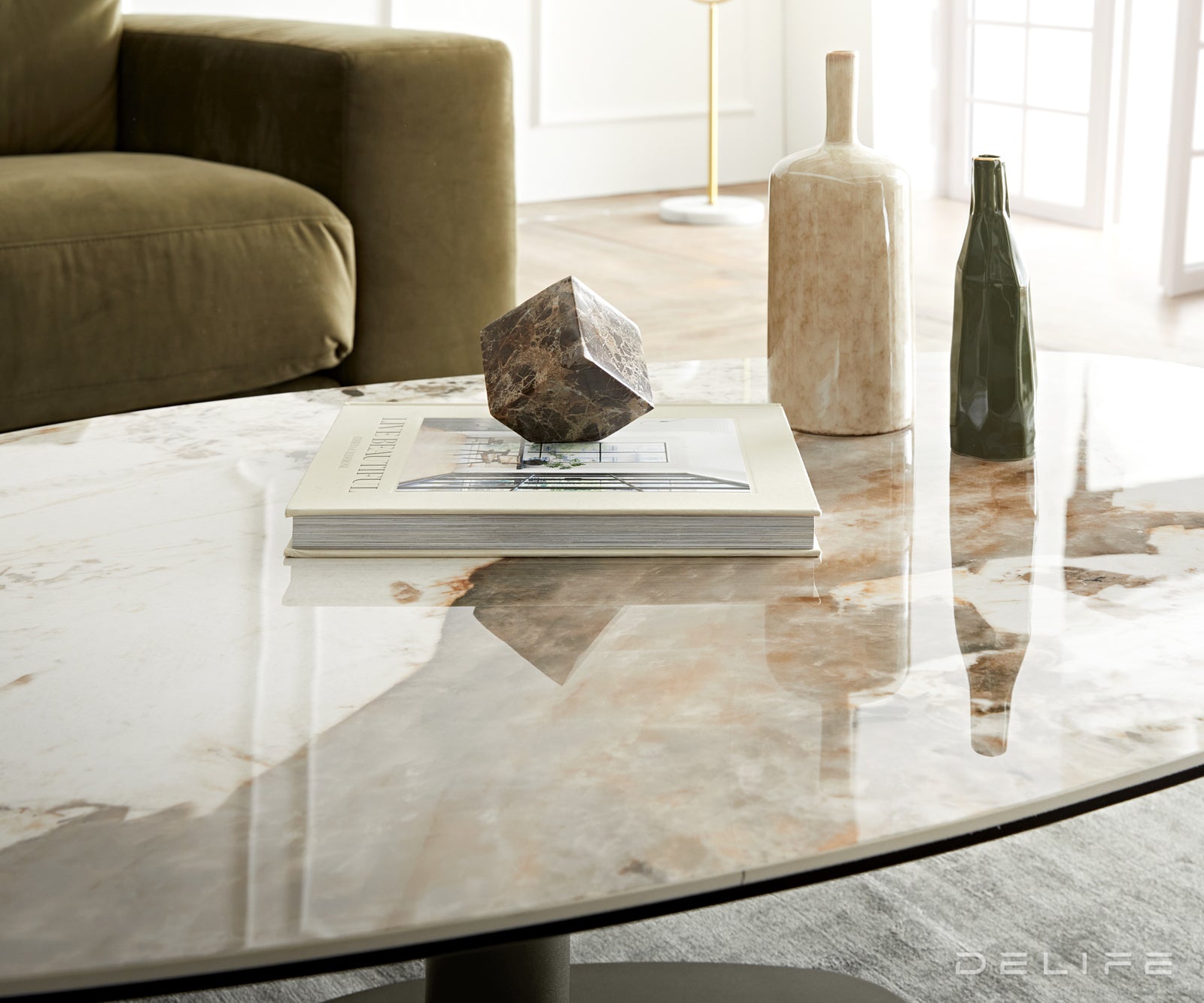 Klub stolić Vibana 140x80cm, Materijal: Keramika