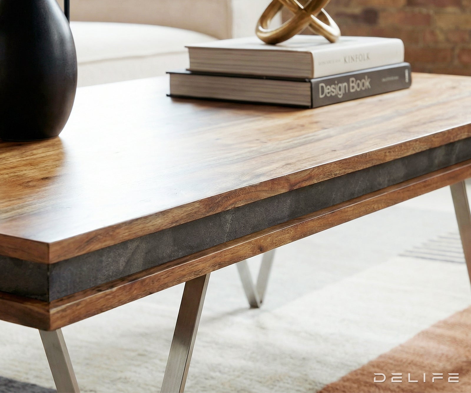 Klub stolić Stonegrace 117x60cm, Materijal: Bagrem