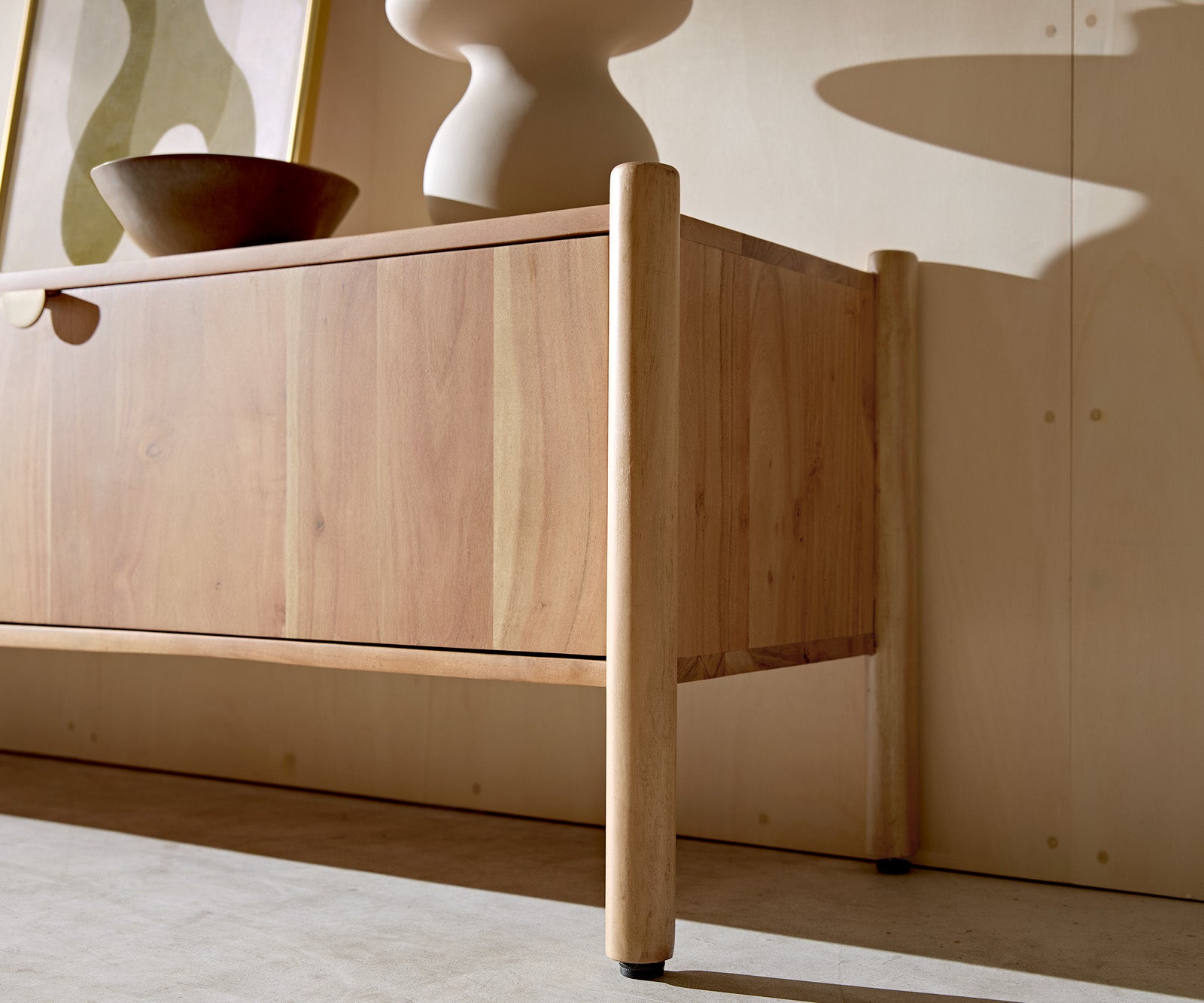 TV Komoda Caius 220cm, Materijal: Bagrem