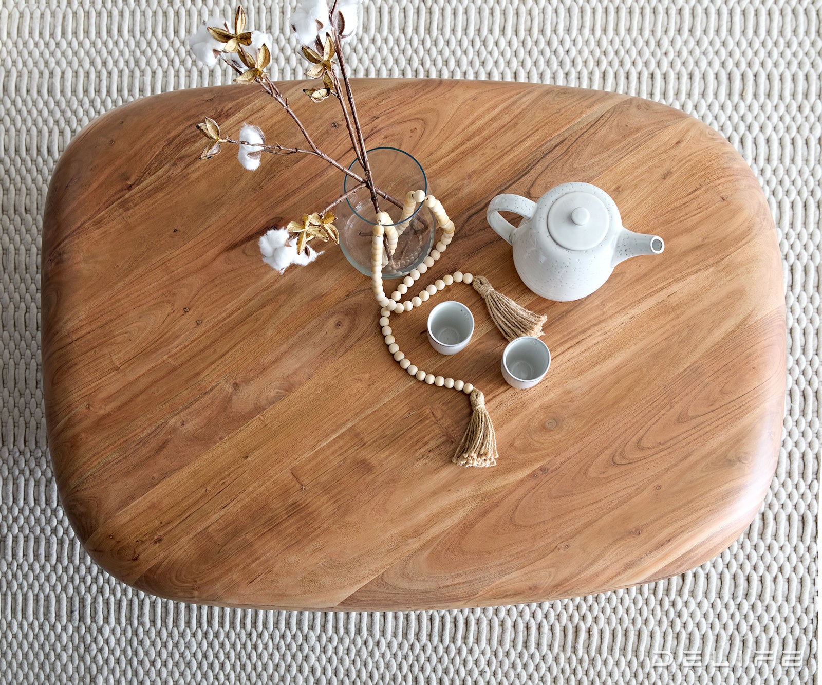 Klub stolić Maskat 117x87cm, Materijal: Bagrem