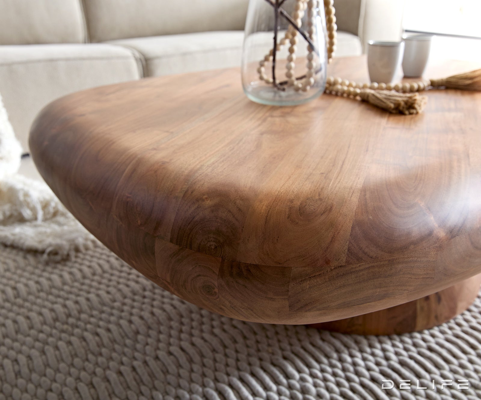 Klub stolić Maskat 117x87cm, Materijal: Bagrem