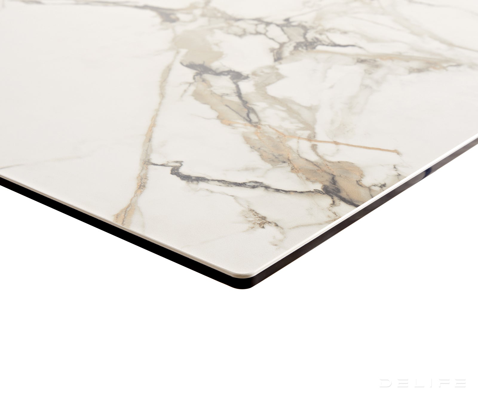Produljivi stol Edge 180/220x100, Materijal: Keramika Calacatta Luxe
