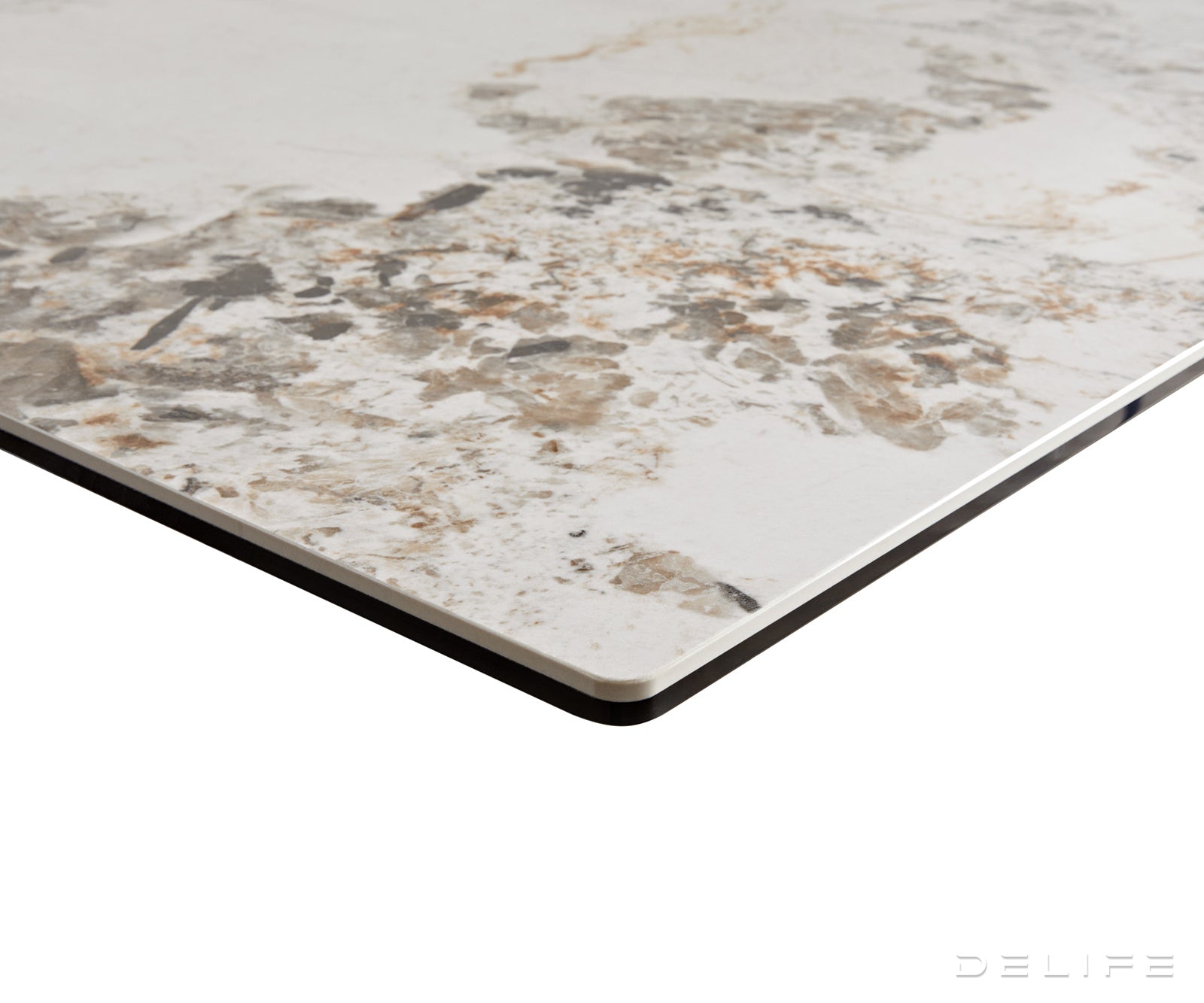 Produljivi stol Edge 180/220x100cm, Materijal: Keramika Minas Melange