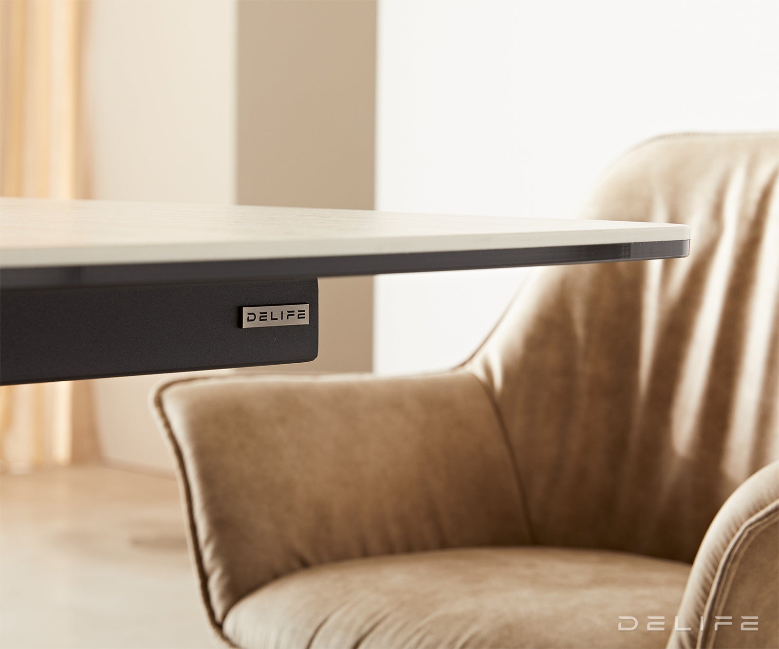 Produljivi stol Edge 180/220x100, Materijal: Keramika Travertin