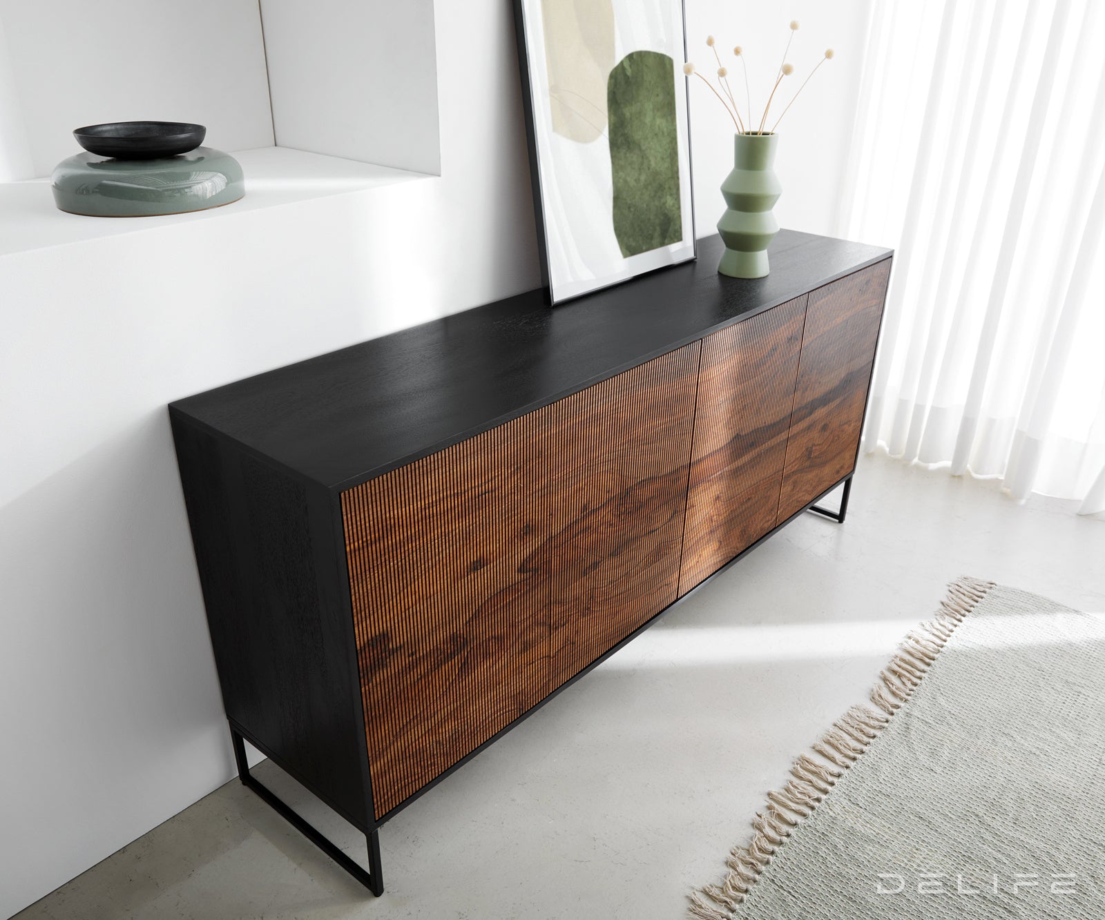 Komoda Vaag, 170x40cm, Materijal: Sheesham