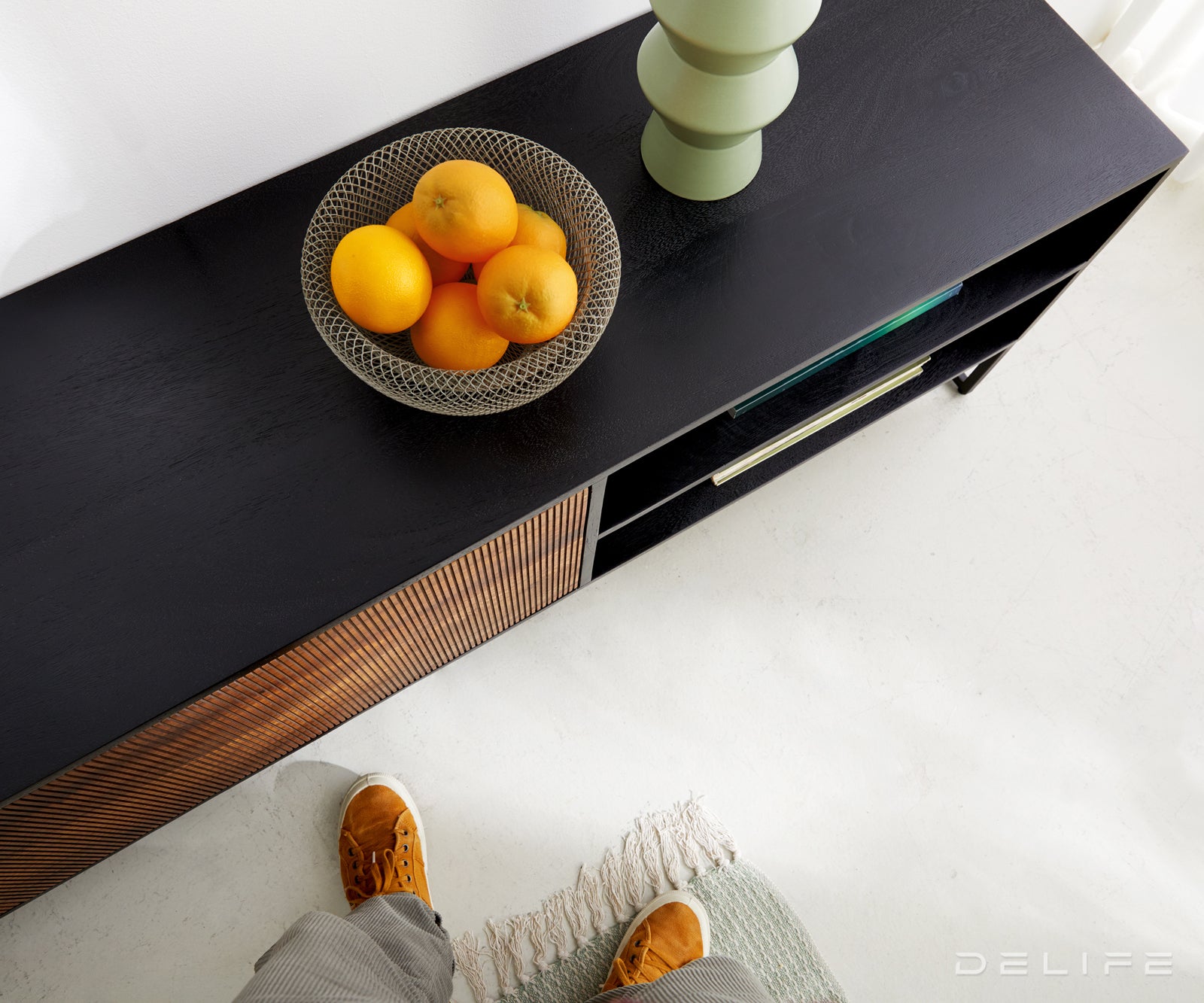 TV Komoda Vaag, 200x40cm, Materijal: Sheesham