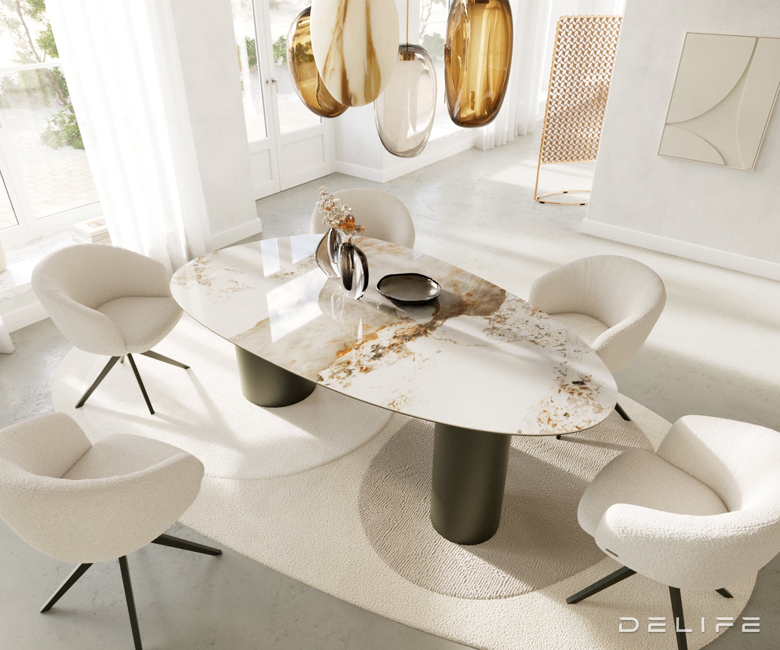 Stolovi za blagovaonicu od keramike