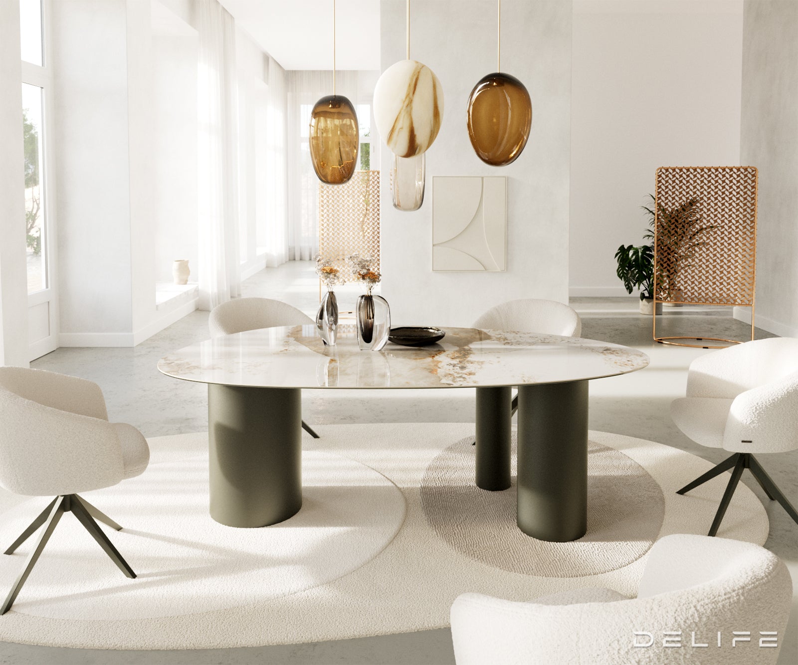 Stol od visokokvalitetne keramike