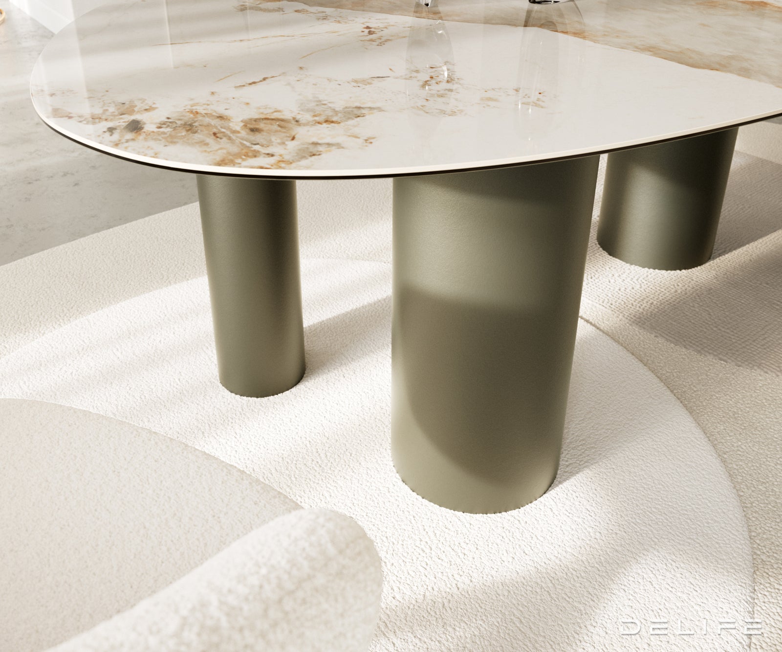 Postolje u boji titana