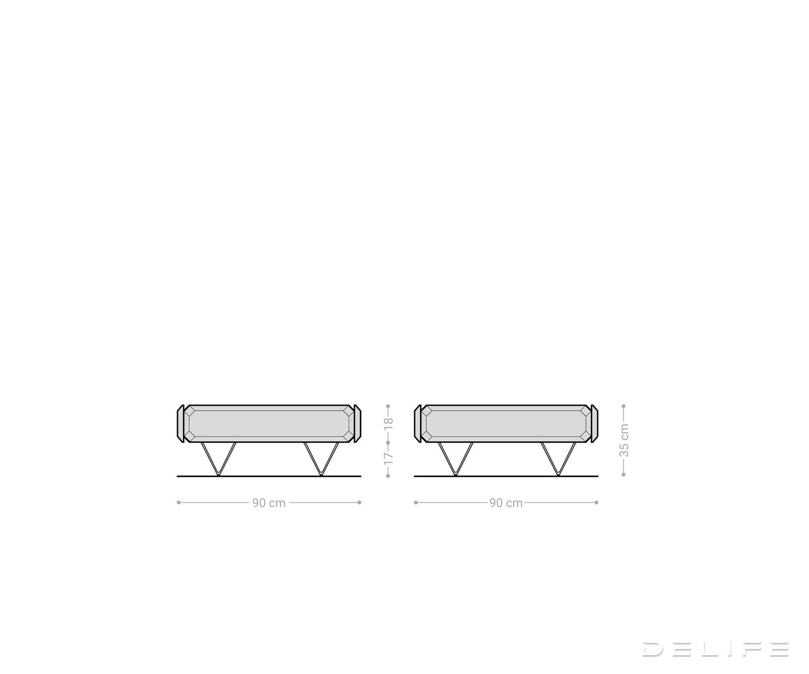 Klub stolić Kiano 90x90cm, Materijal: Bagrem