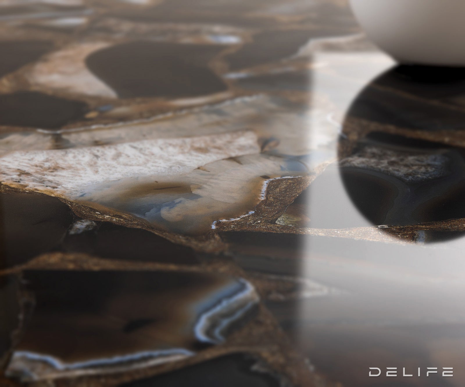 Blagovaonski stol Edge 280x130cm, Materijal: Keramika na staklu