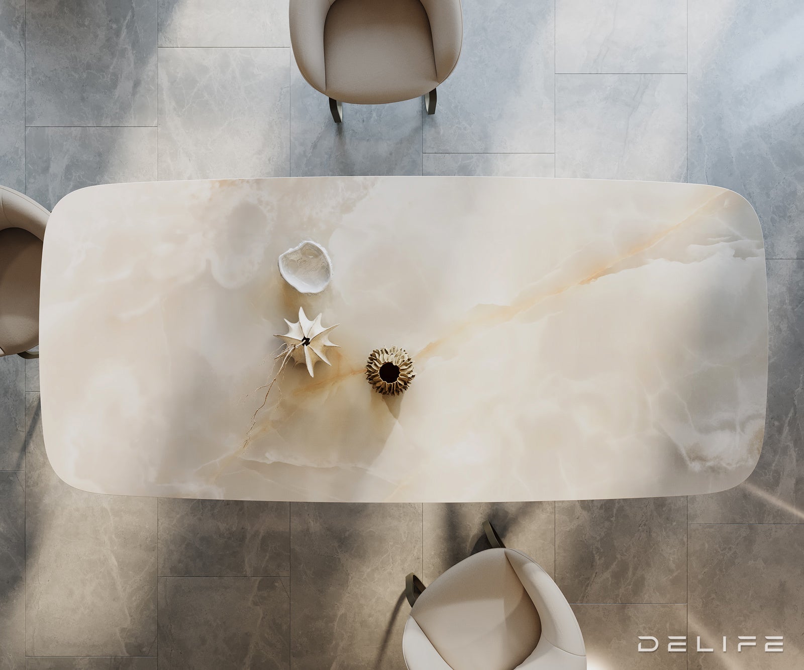 Blagovaonski stol Edge 270x120cm, Materijal: Keramika na staklu