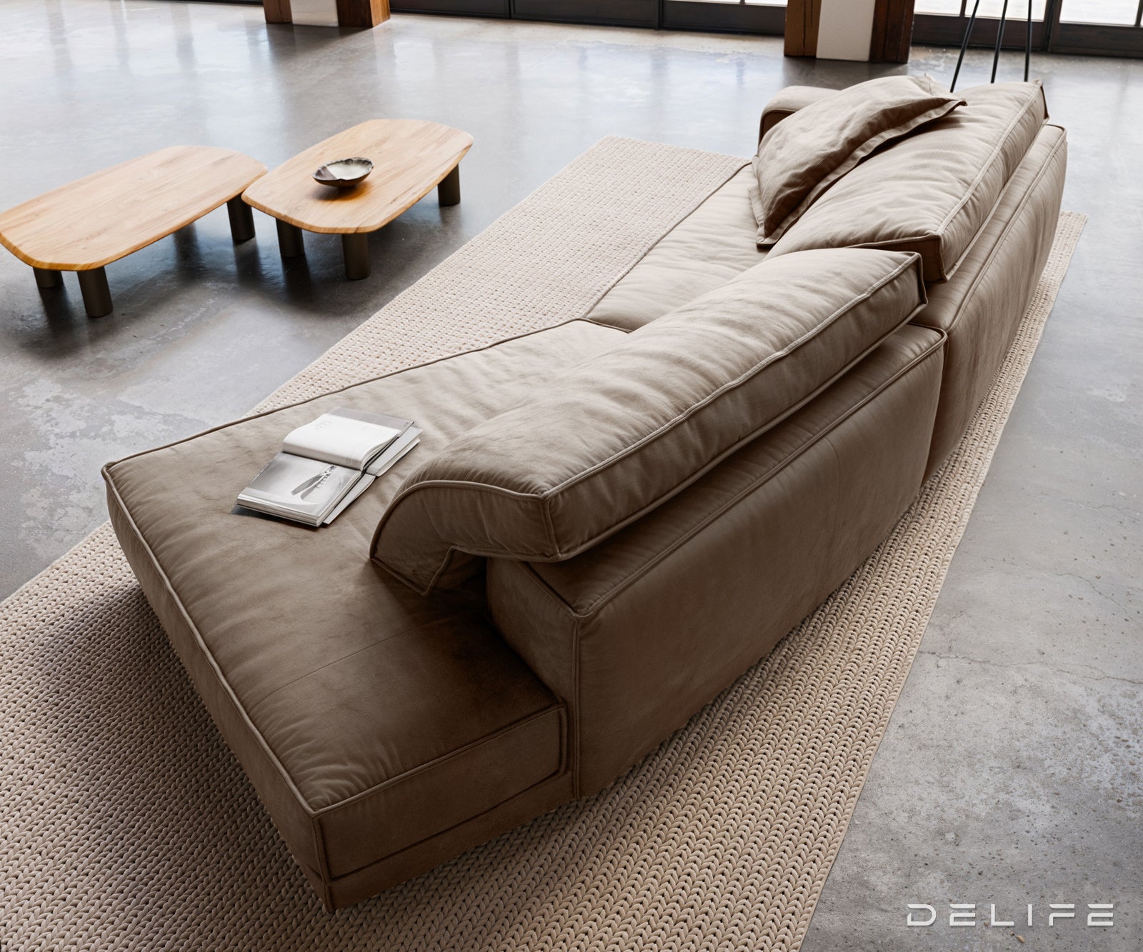 Sofa Snoosh 400x200cm, Materijal: Mikrofibra