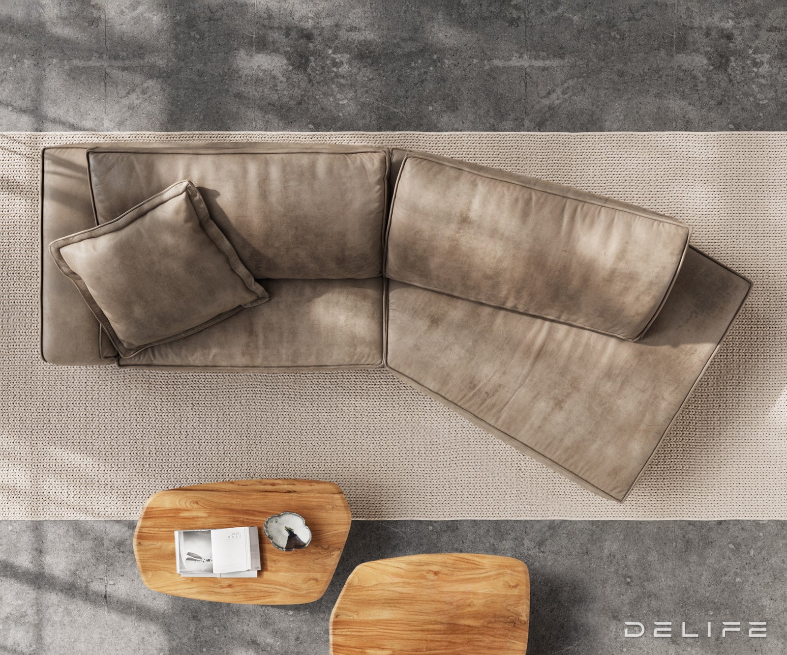 Sofa Snoosh 400x200cm, Materijal: Mikrofibra