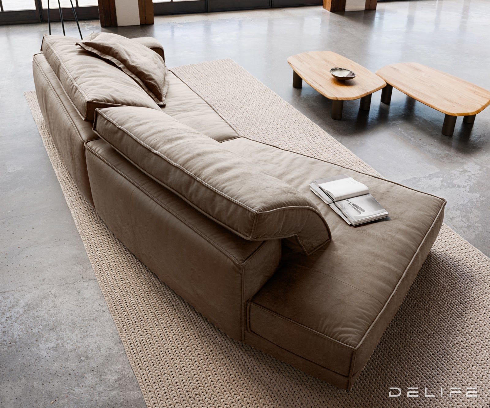 Sofa Snoosh 400x200cm, Materijal: Mikrofibra