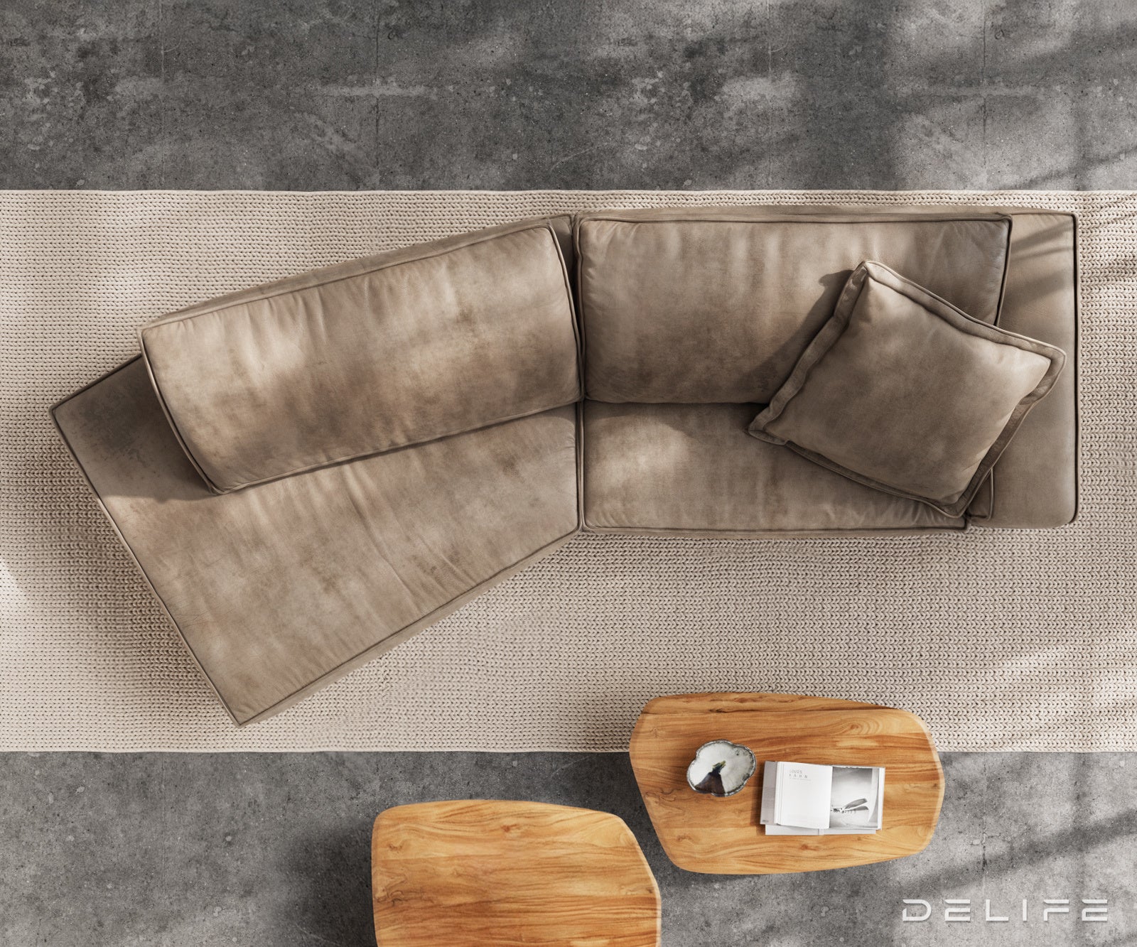 Sofa Snoosh 400x200cm, Materijal: Mikrofibra