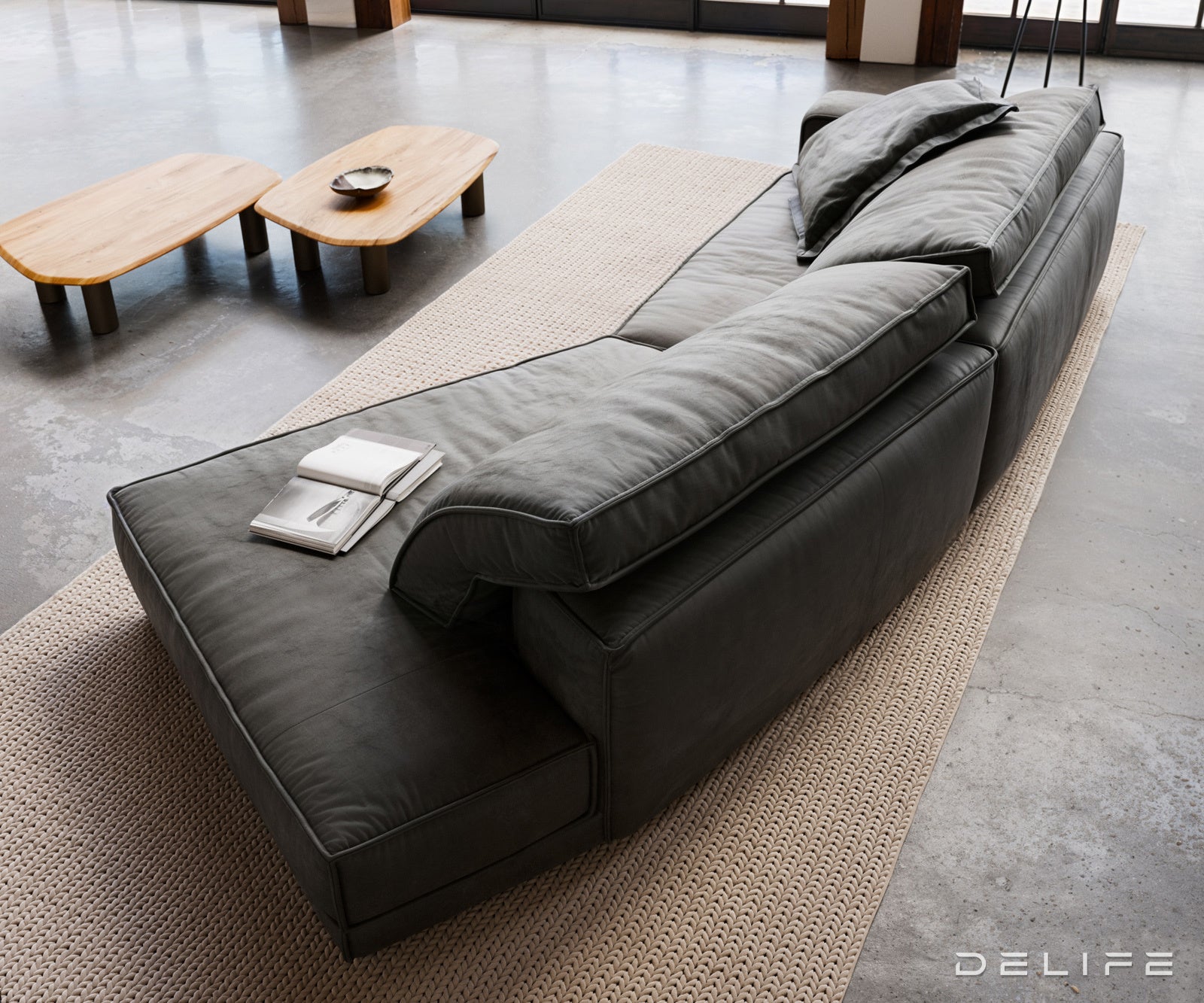 Sofa Snoosh 400x200cm, Materijal: Mikrofibra