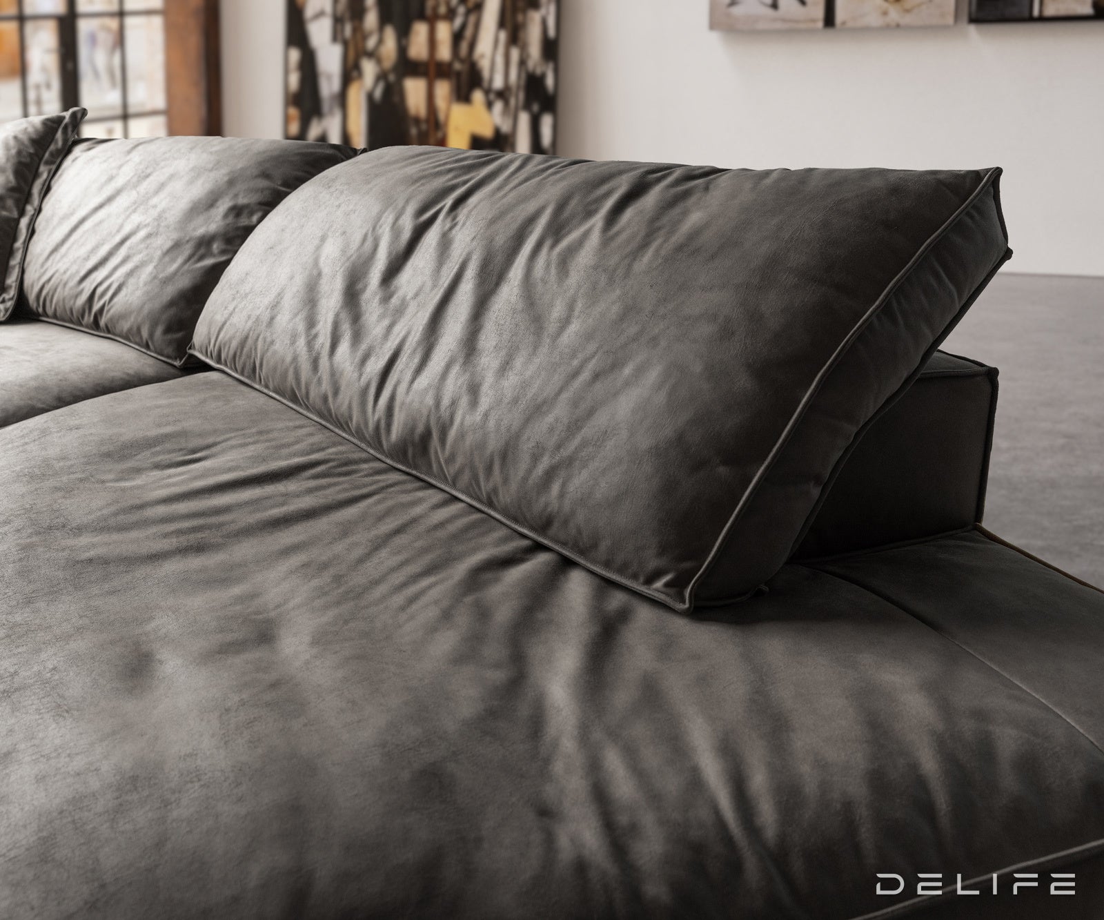 Sofa Snoosh 400x200cm, Materijal: Mikrofibra