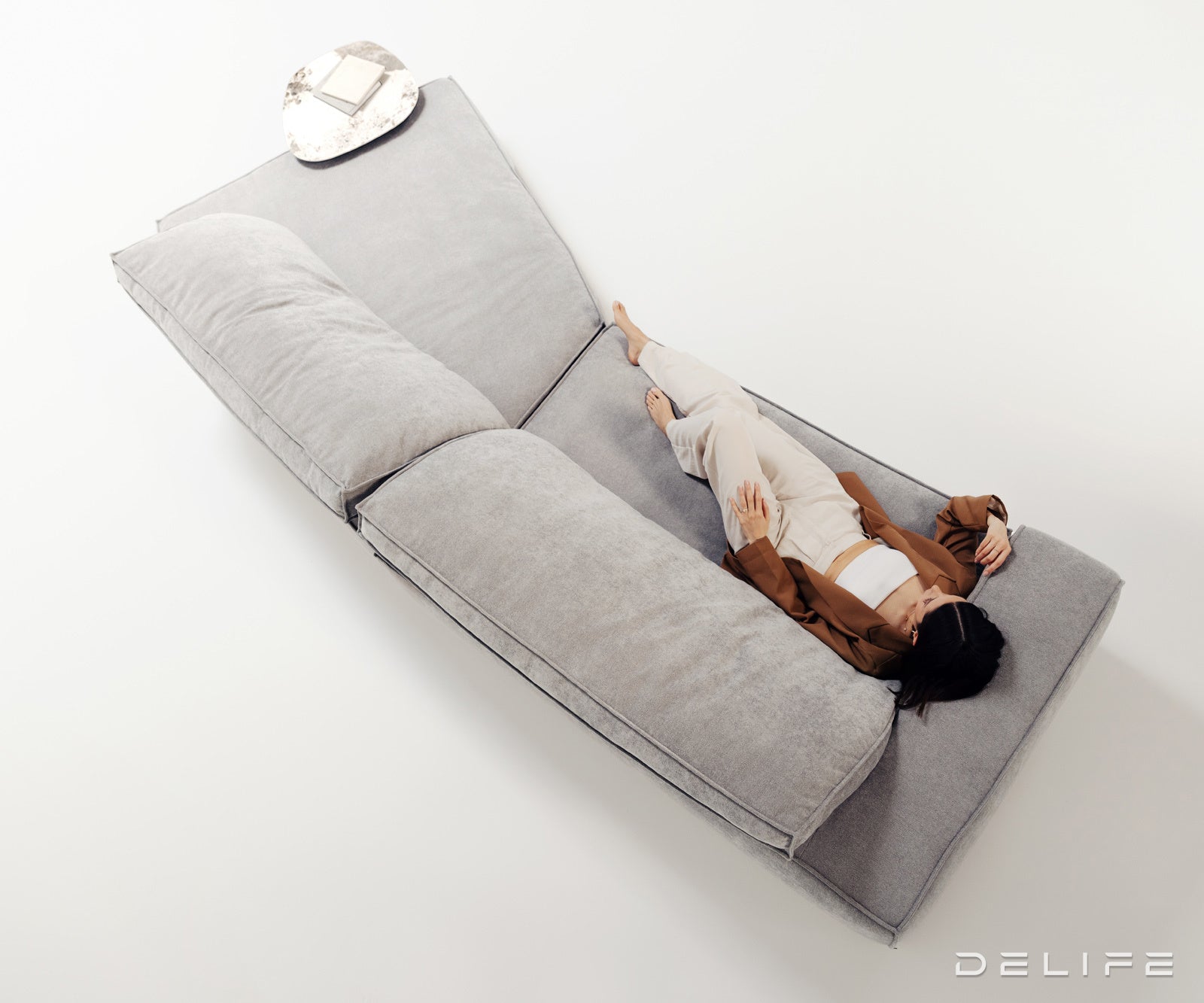 Sofa Snoosh 400x200cm, Materijal: Strukturirana tkanina