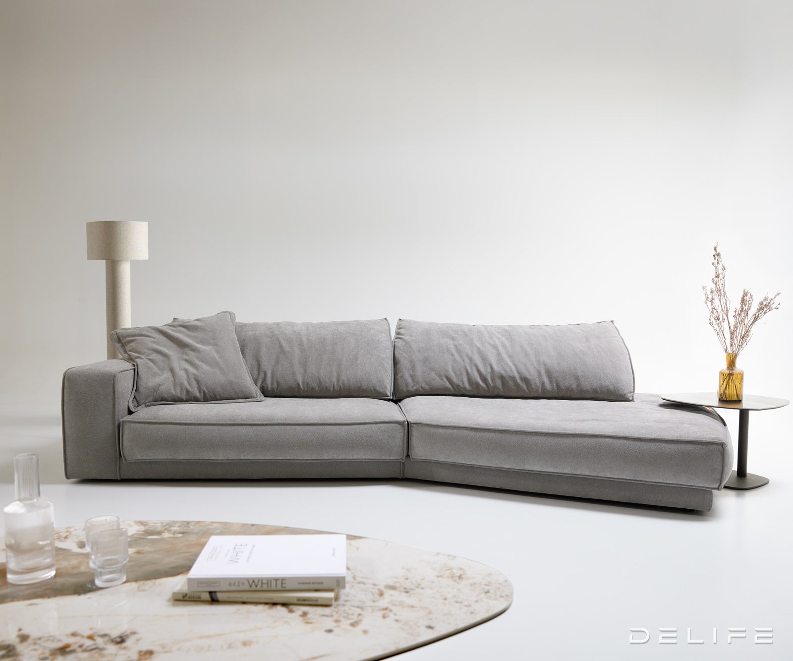 Sofa Snoosh 400x200cm, Materijal: Strukturirana tkanina