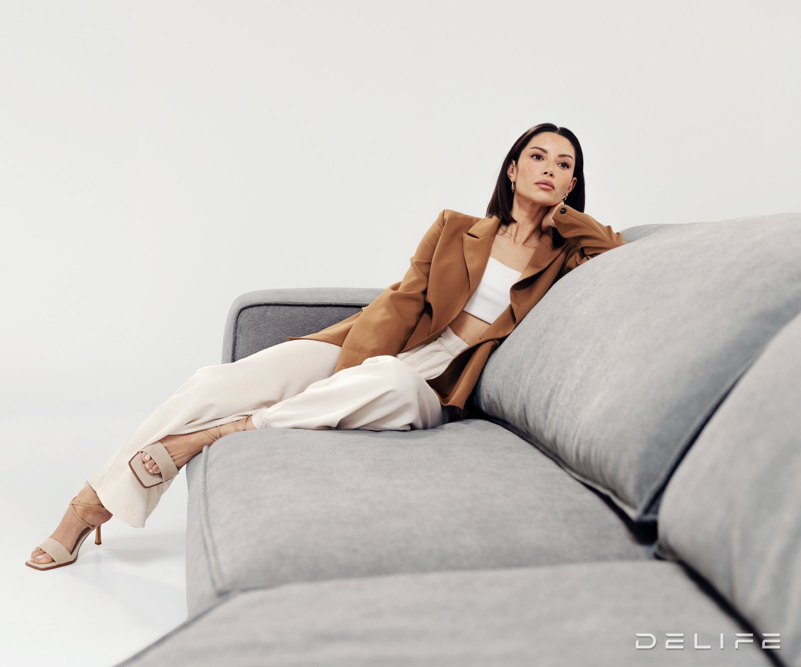 Sofa Snoosh 400x200cm, Materijal: Strukturirana tkanina