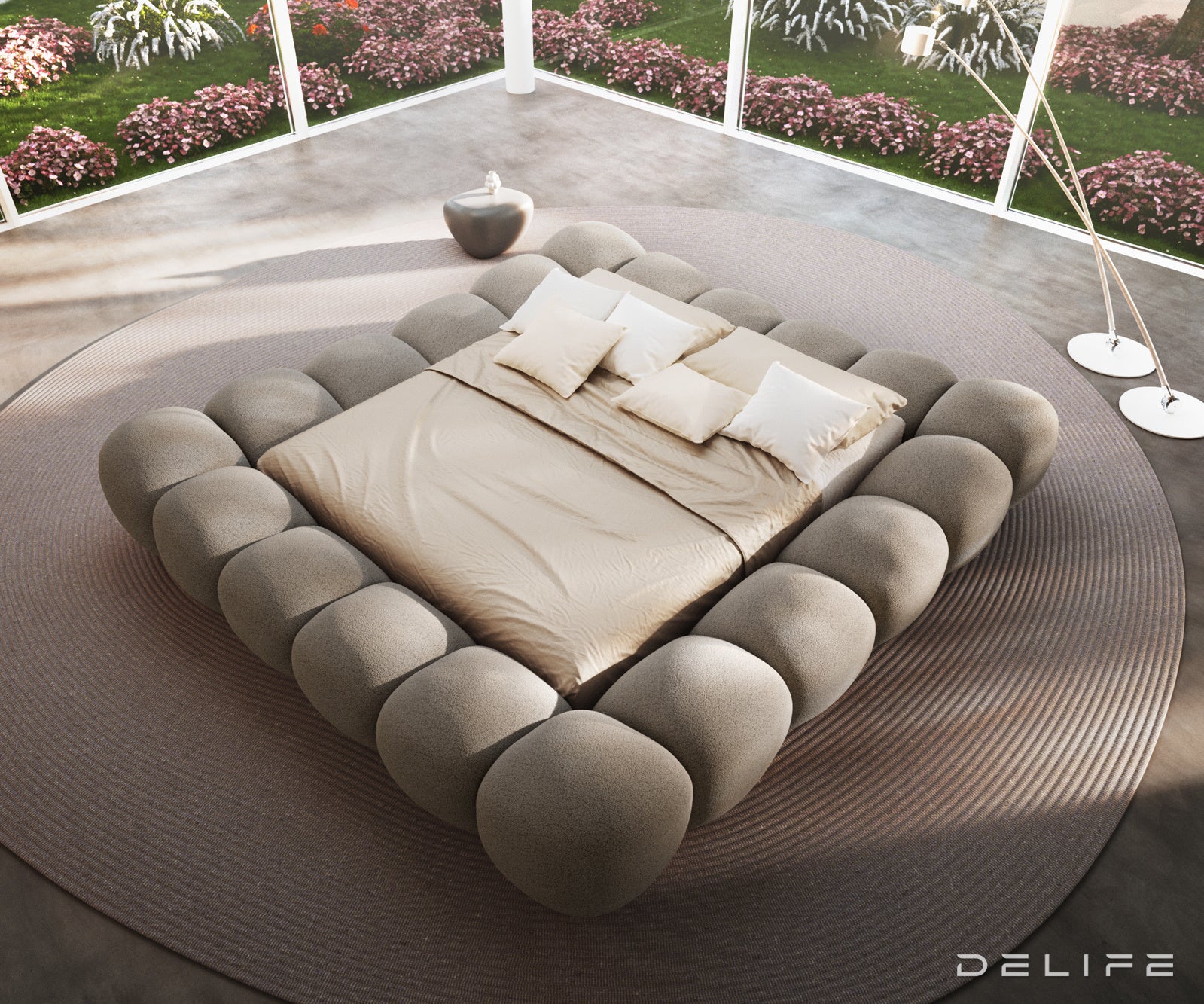 Okvir Kreveta Perlla, Materijal: Boucle