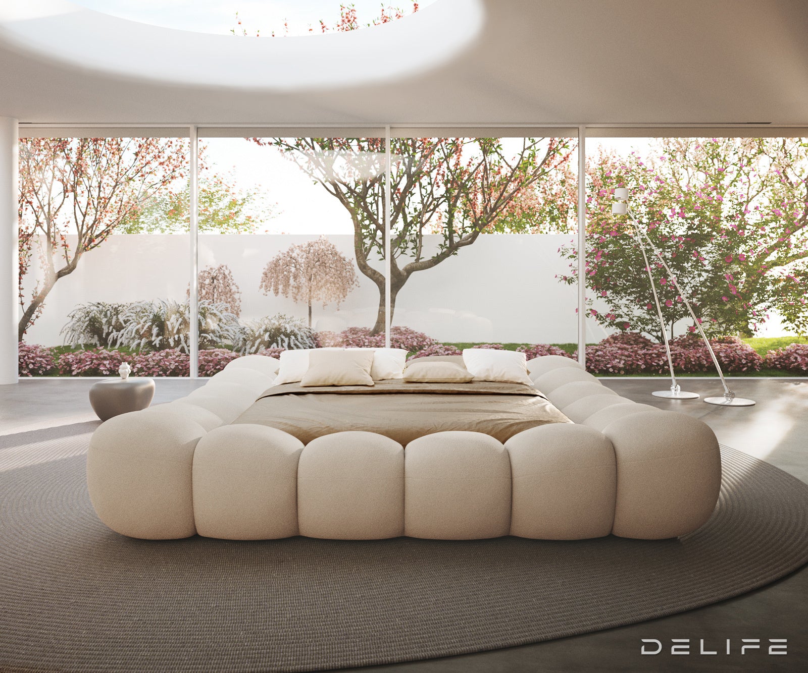 Okvir Kreveta Perlla, Materijal: Boucle