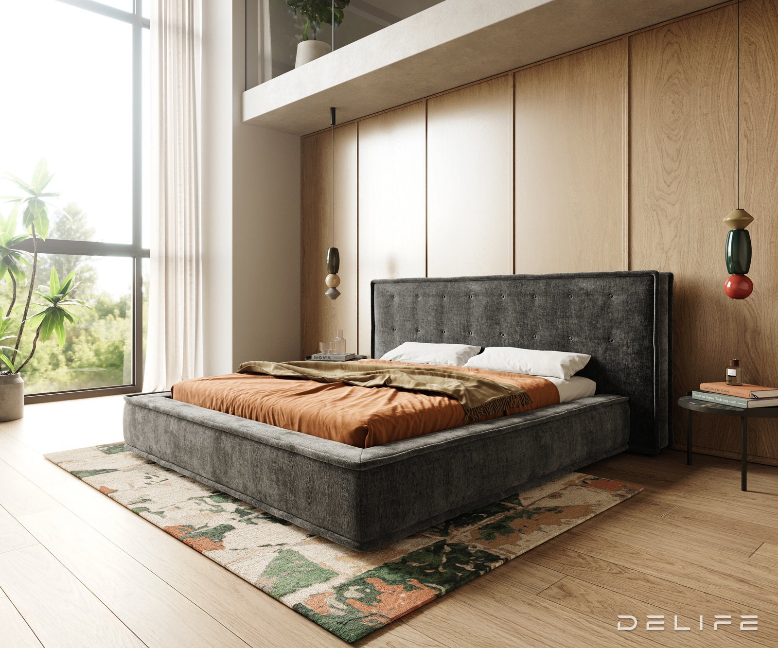 Okvir Kreveta Filikos 180x200cm, Materijal: Chenille