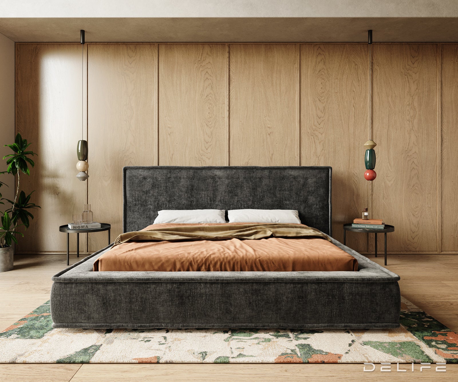 Okvir Kreveta Filikos 180x200cm, Materijal: Chenille