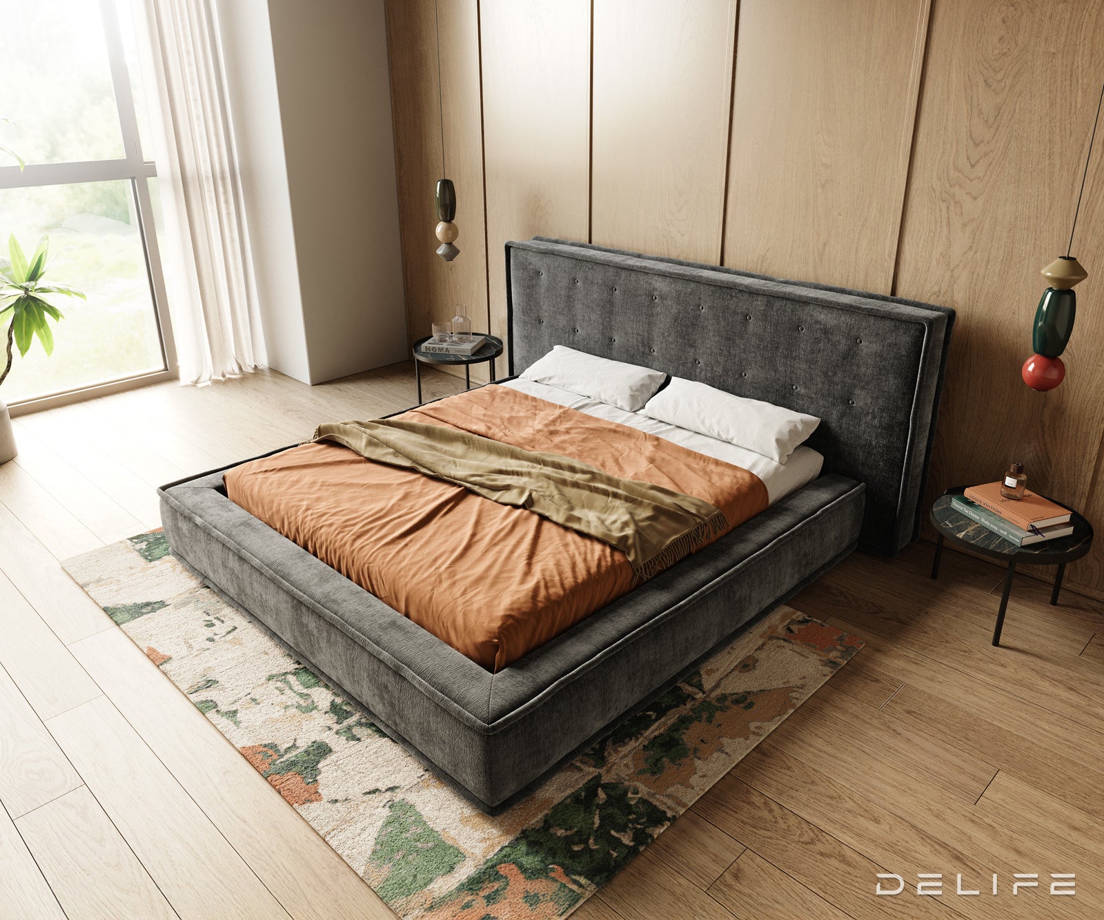 Okvir Kreveta Filikos 180x200cm, Materijal: Chenille