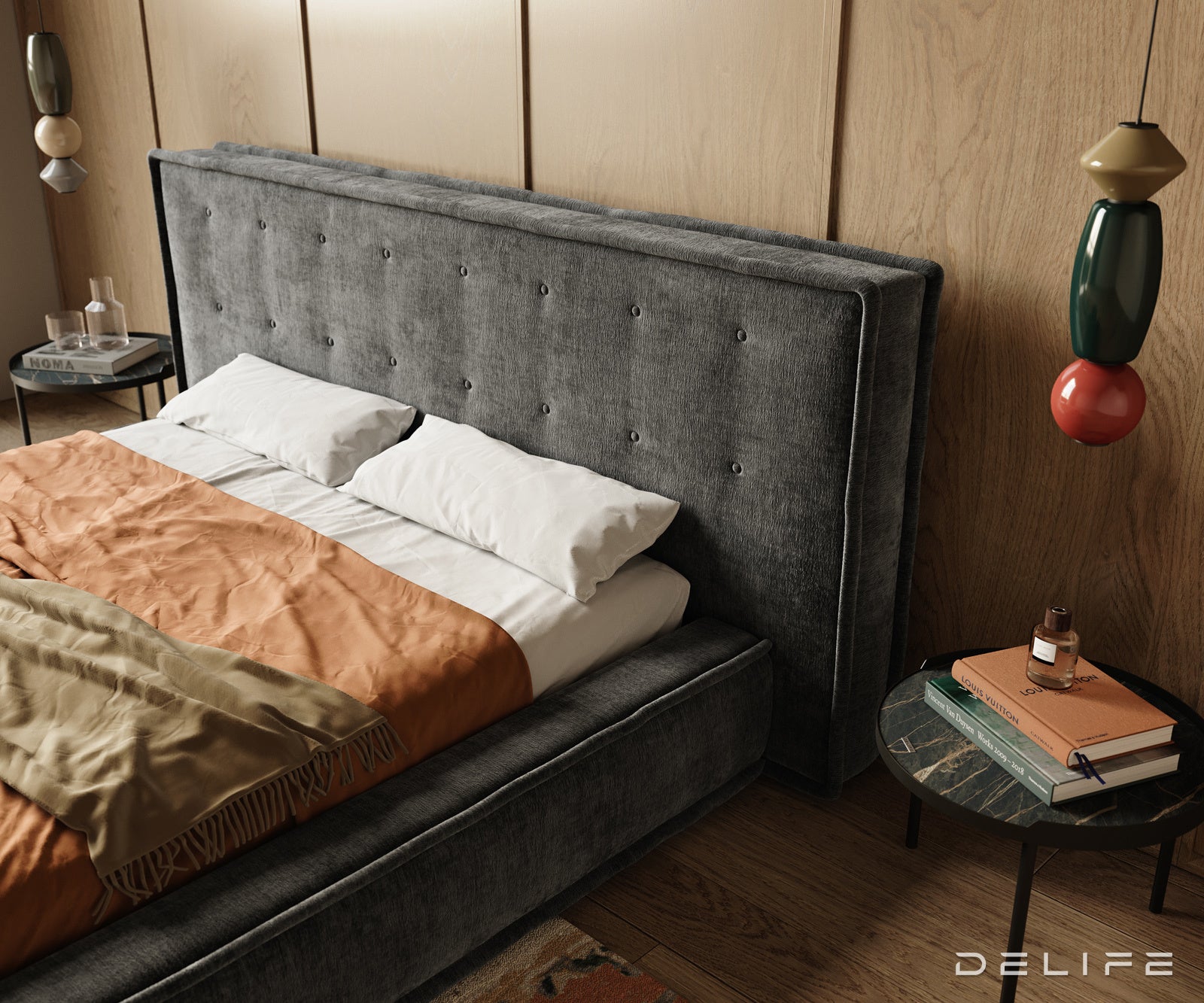 Okvir Kreveta Filikos 180x200cm, Materijal: Chenille