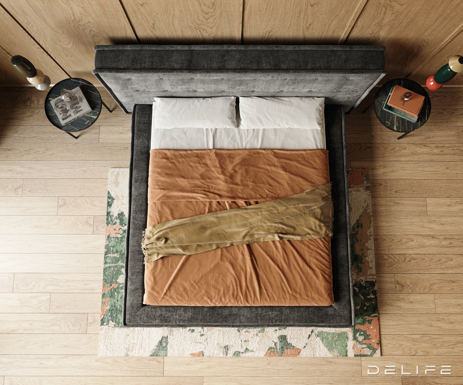 Okvir Kreveta Filikos 180x200cm, Materijal: Chenille