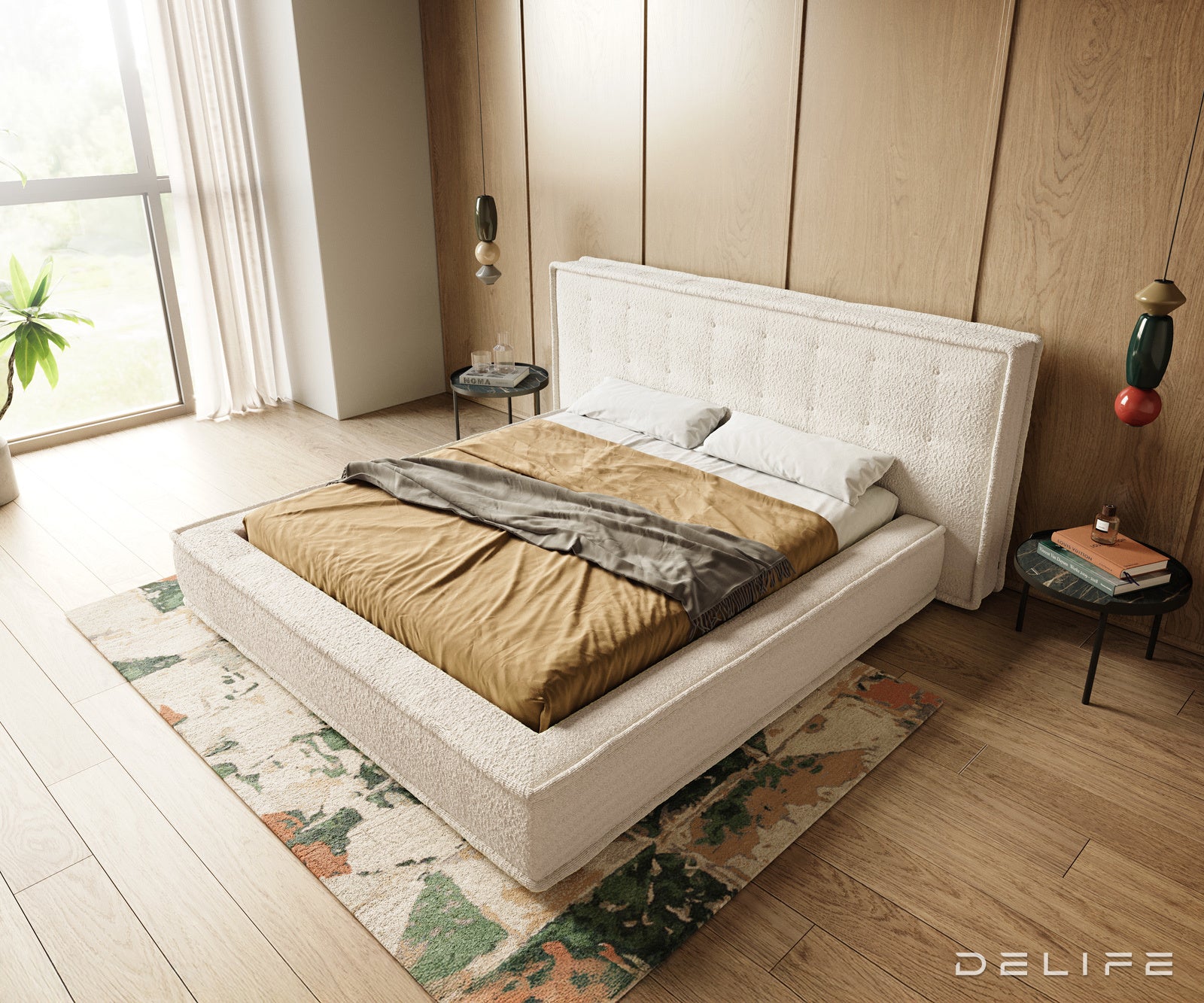 Okvir Kreveta Filikos 180x200cm, Materijal: Boucle