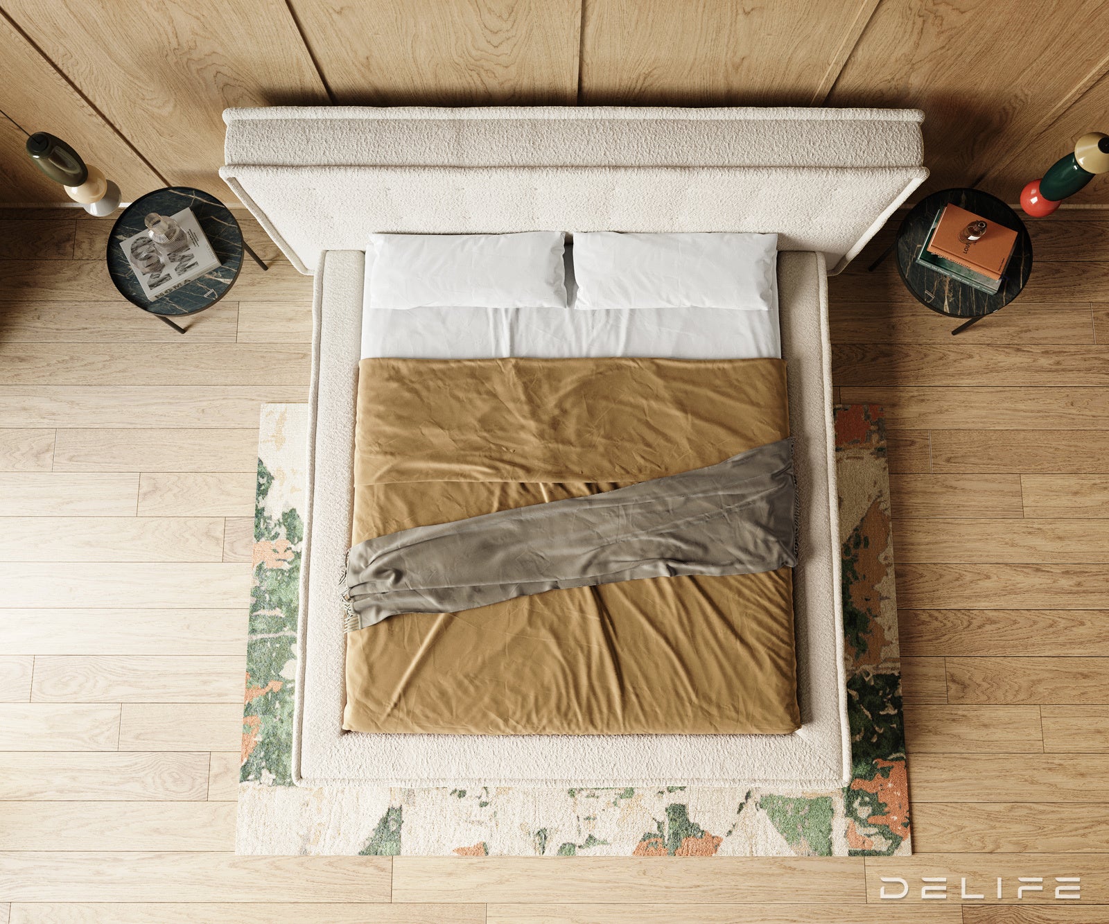 Okvir Kreveta Filikos 180x200cm, Materijal: Boucle