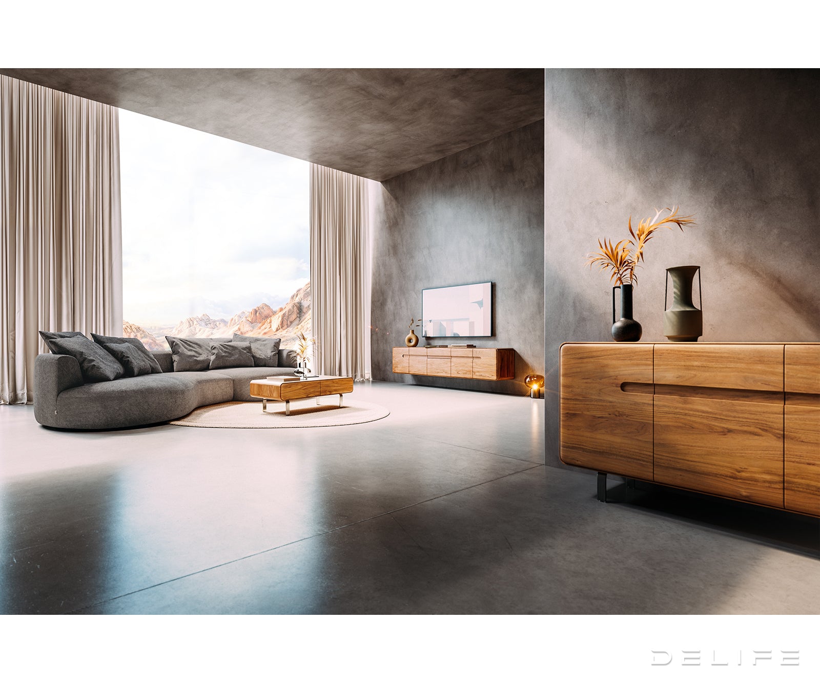 Klub stolić Anaya 100x50cm, Materijal: Bagrem