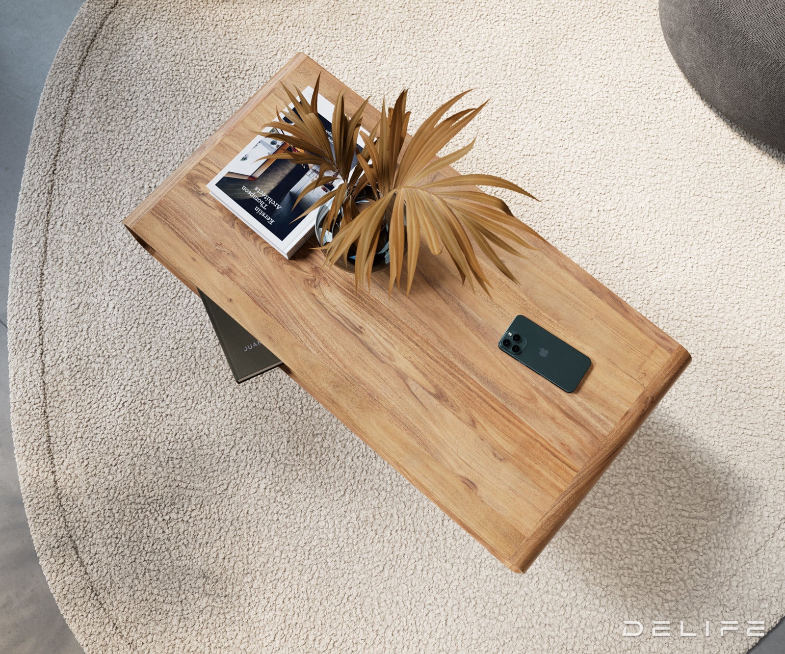 Klub stolić Anaya 100x50cm, Materijal: Bagrem