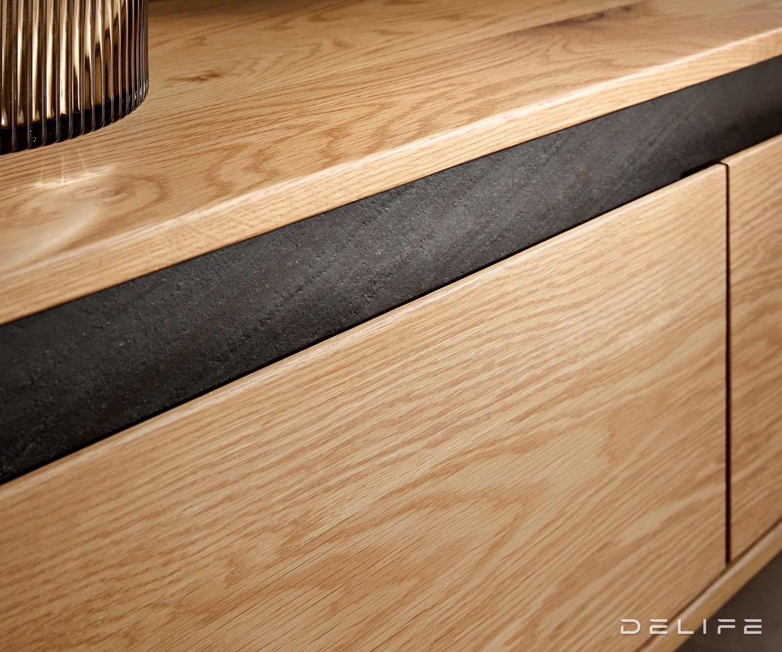 TV Komoda Stonegrace 240 cm, Materijal: Hrast