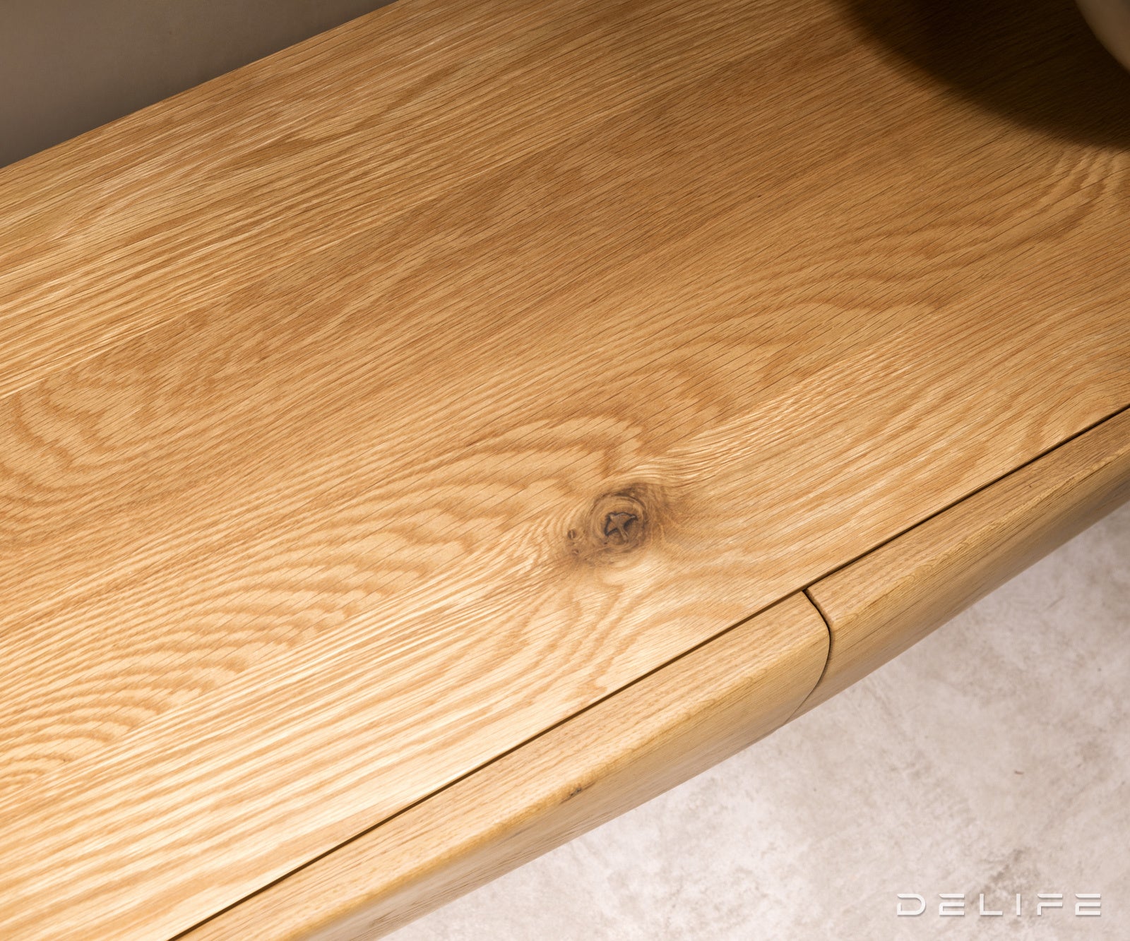 Komoda New Live-Edge 145 cm, Materijal: Hrast