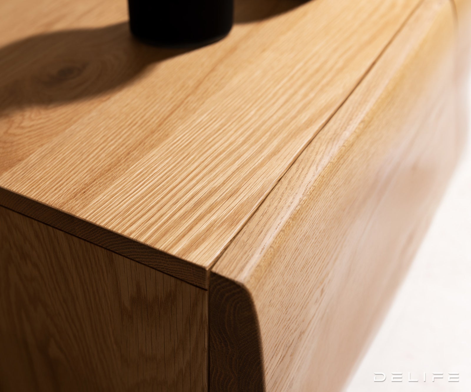 Komoda New Live-Edge 145 cm, Materijal: Hrast