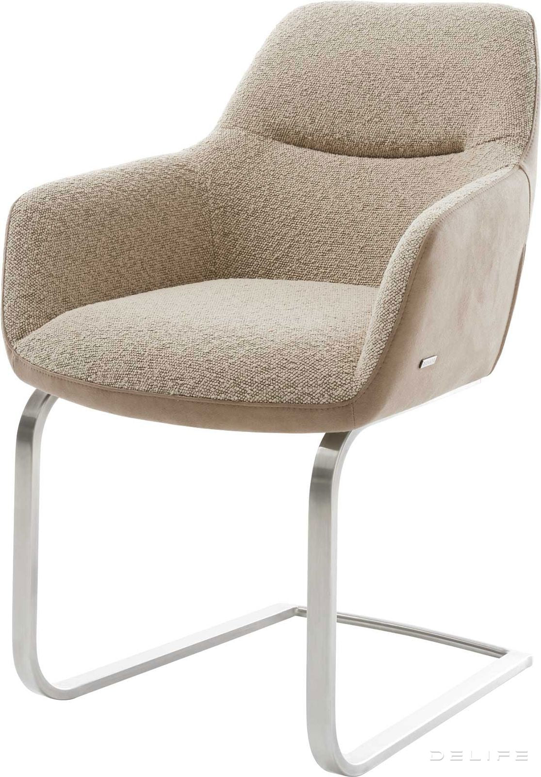 Blagovaonska stolica Pejo, Materijal: Mikrofibra/Boucle