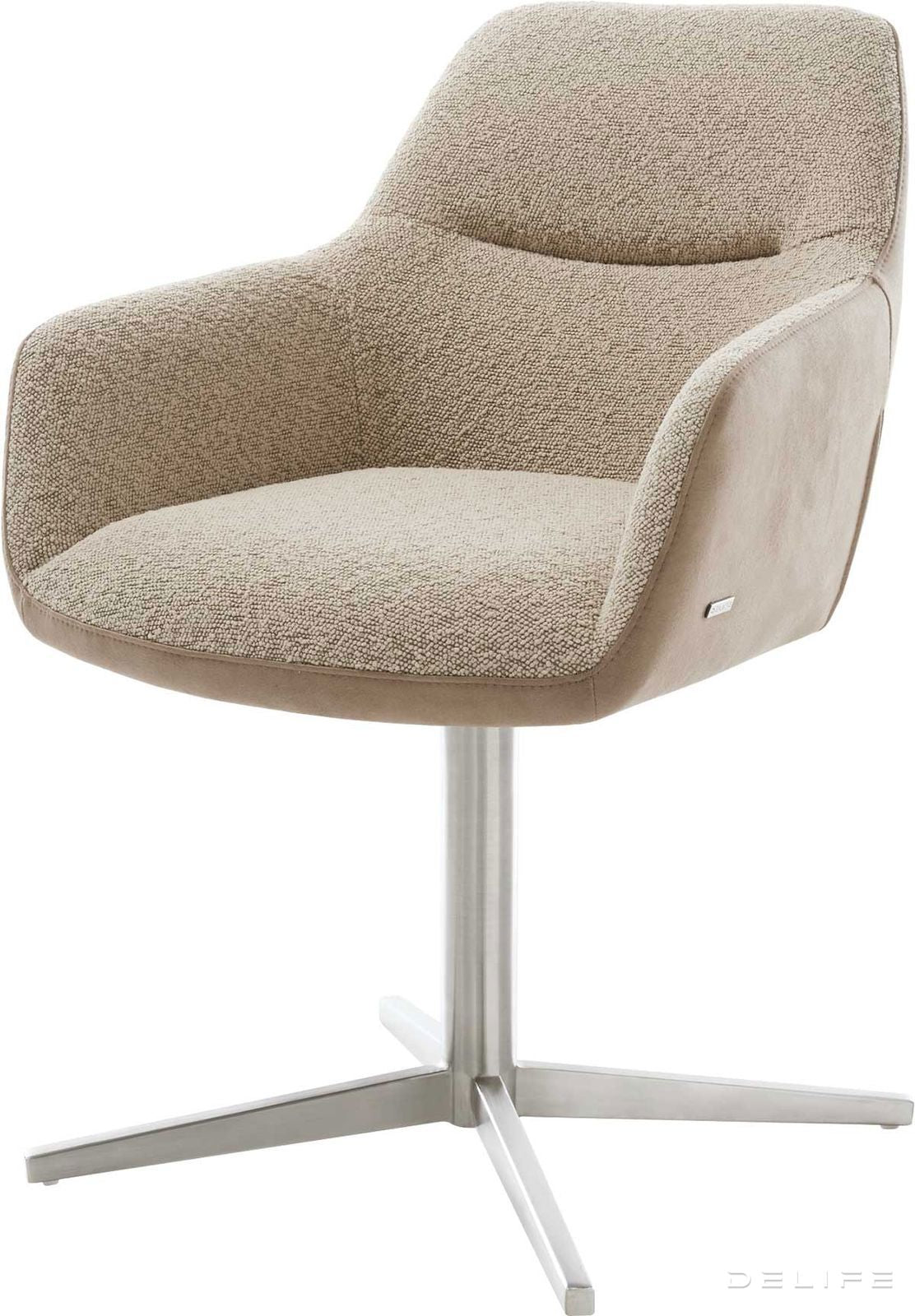 Blagovaonska stolica Pejo, Materijal: Mikrofibra/Boucle