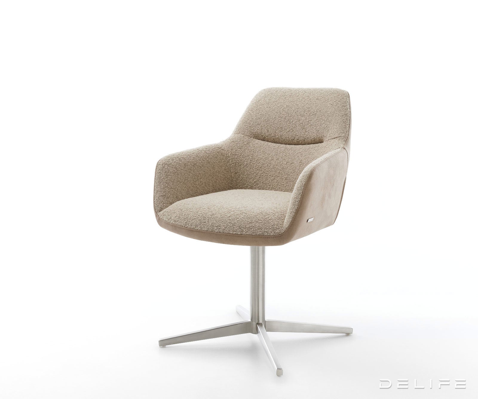 Blagovaonska stolica Pejo, Materijal: Mikrofibra/Boucle