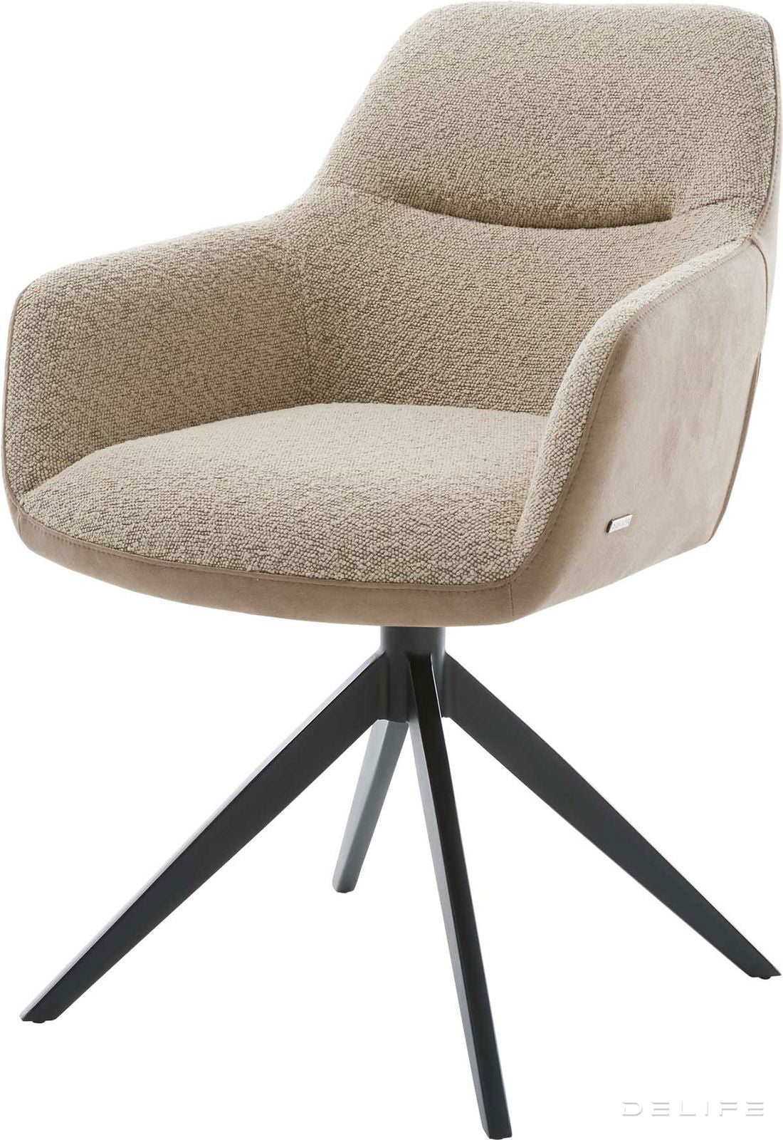 Blagovaonska stolica Pejo, Materijal: Mikrofibra/Boucle