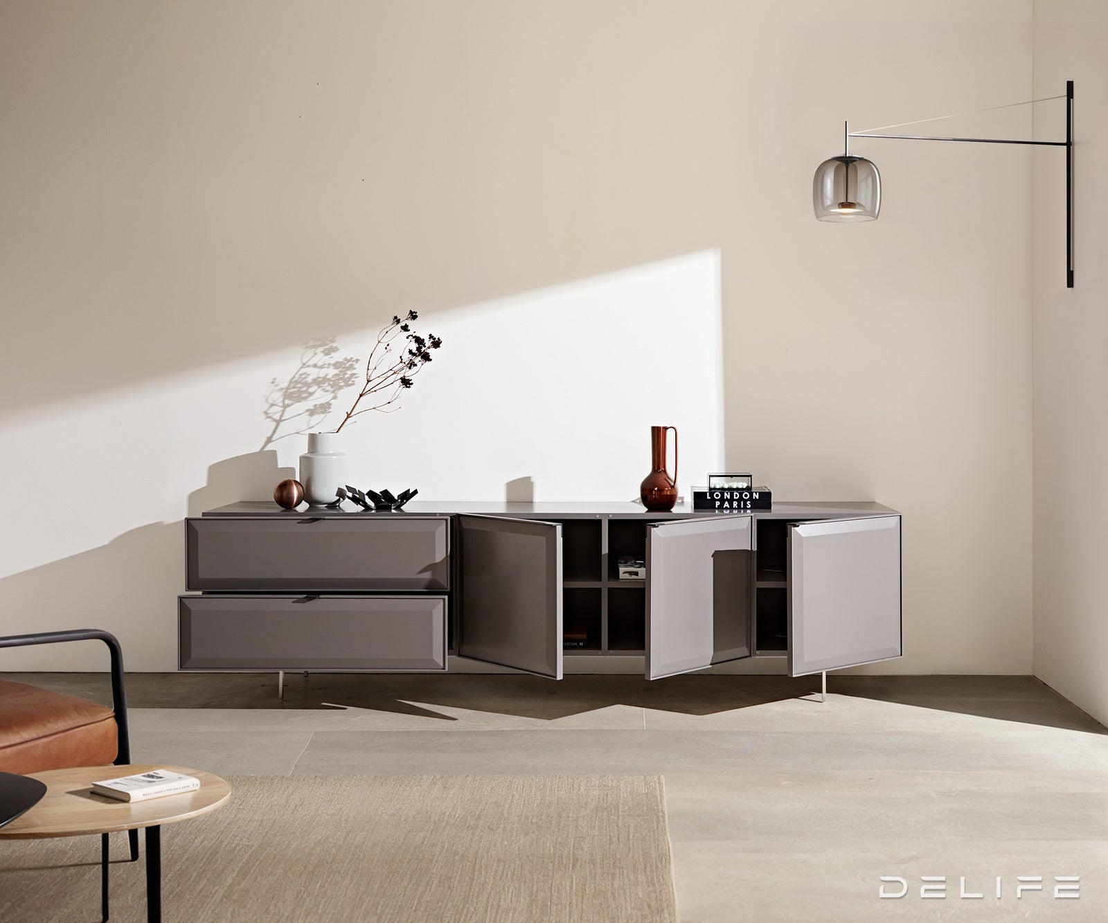 Tv Komoda Marellia 220cm, Materijal: MDF