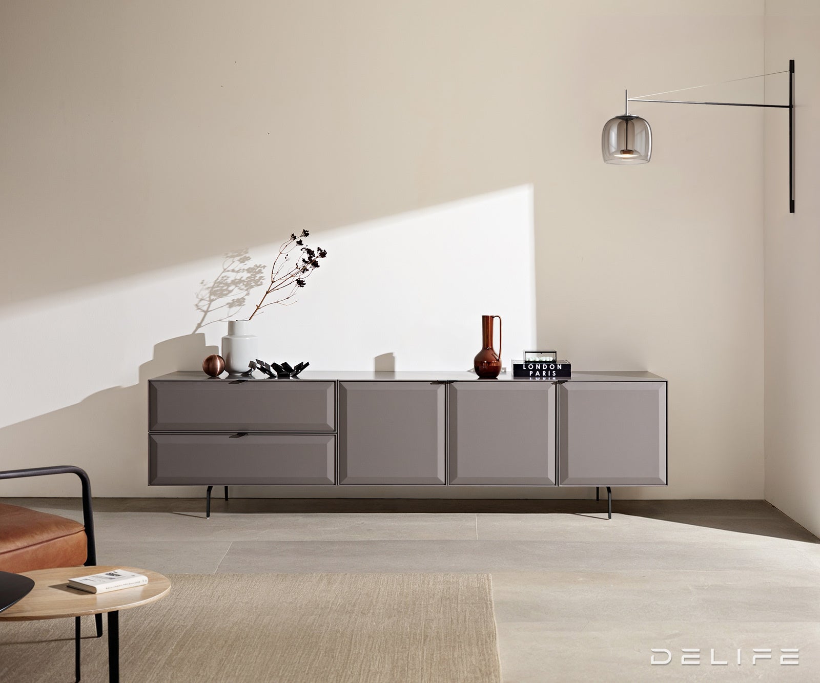 Tv Komoda Marellia 220cm, Materijal: MDF