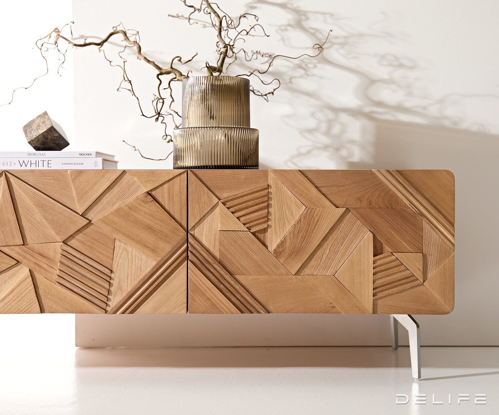 TV Komoda Eldoria 220cm, Materijal: Brijest