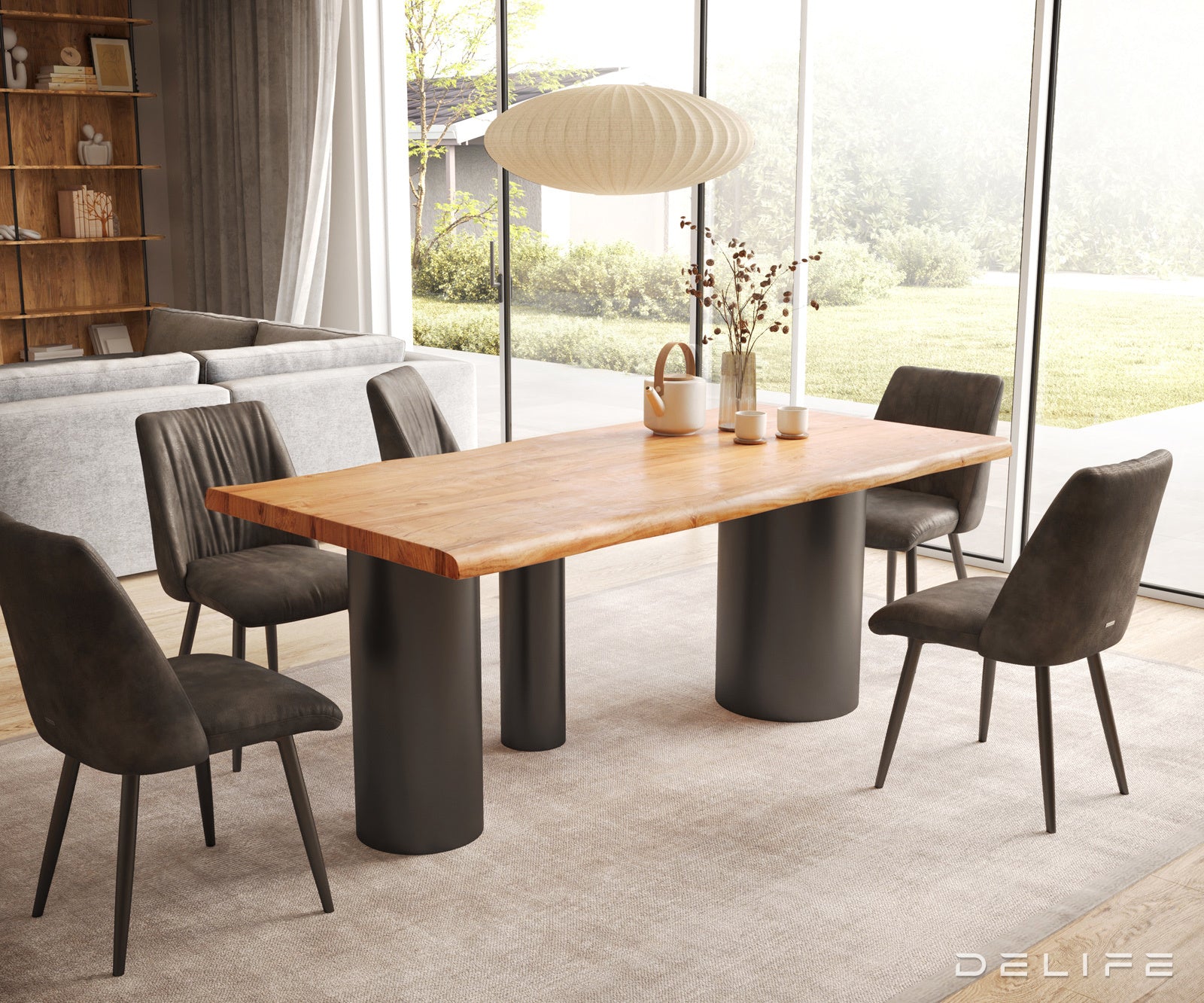 Blagovaonski stol Edge 200x100cm, Materijal: Hrast